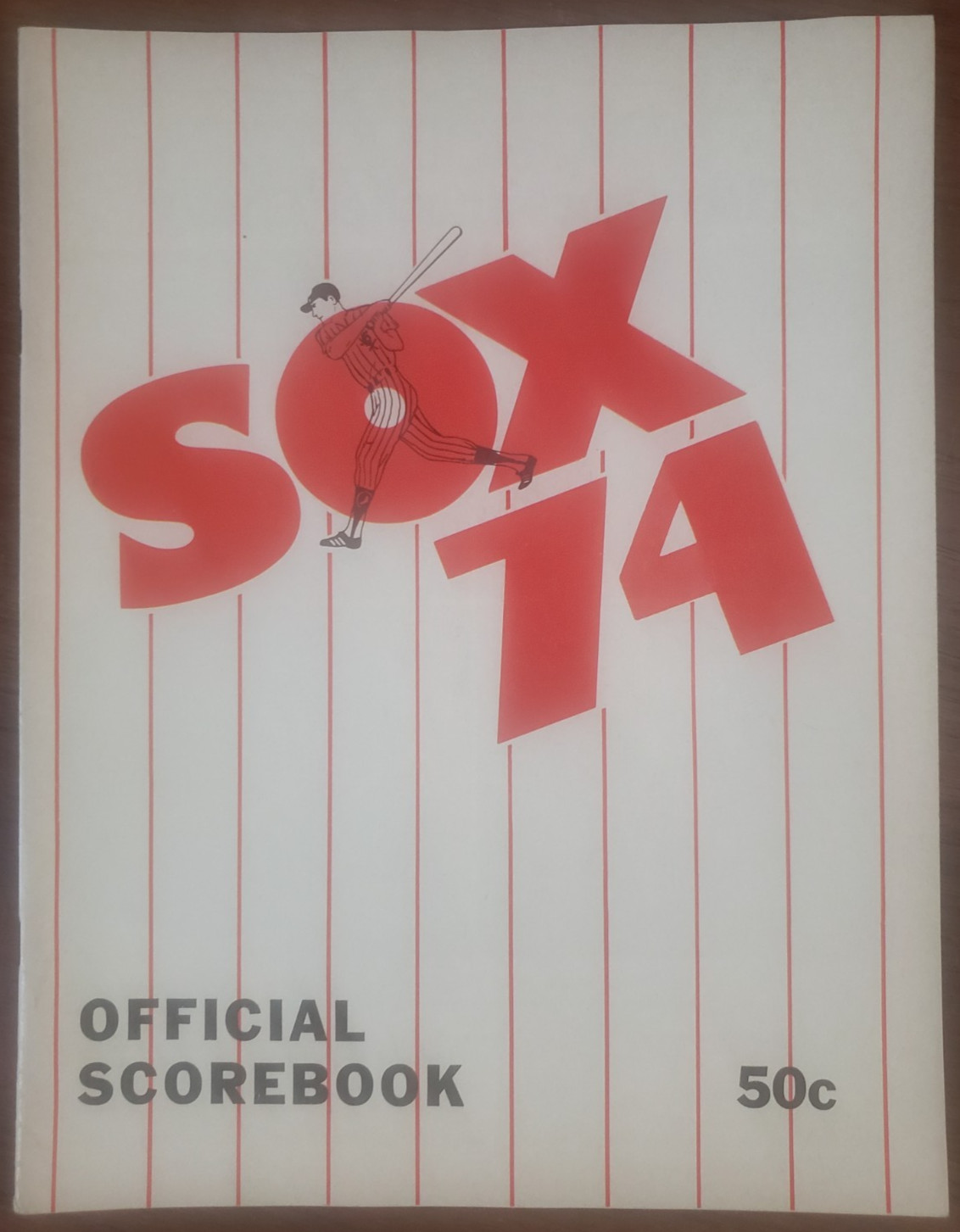 1974 Chicago White Sox vs. Cleveland Indians Program Melton Carty Dent
