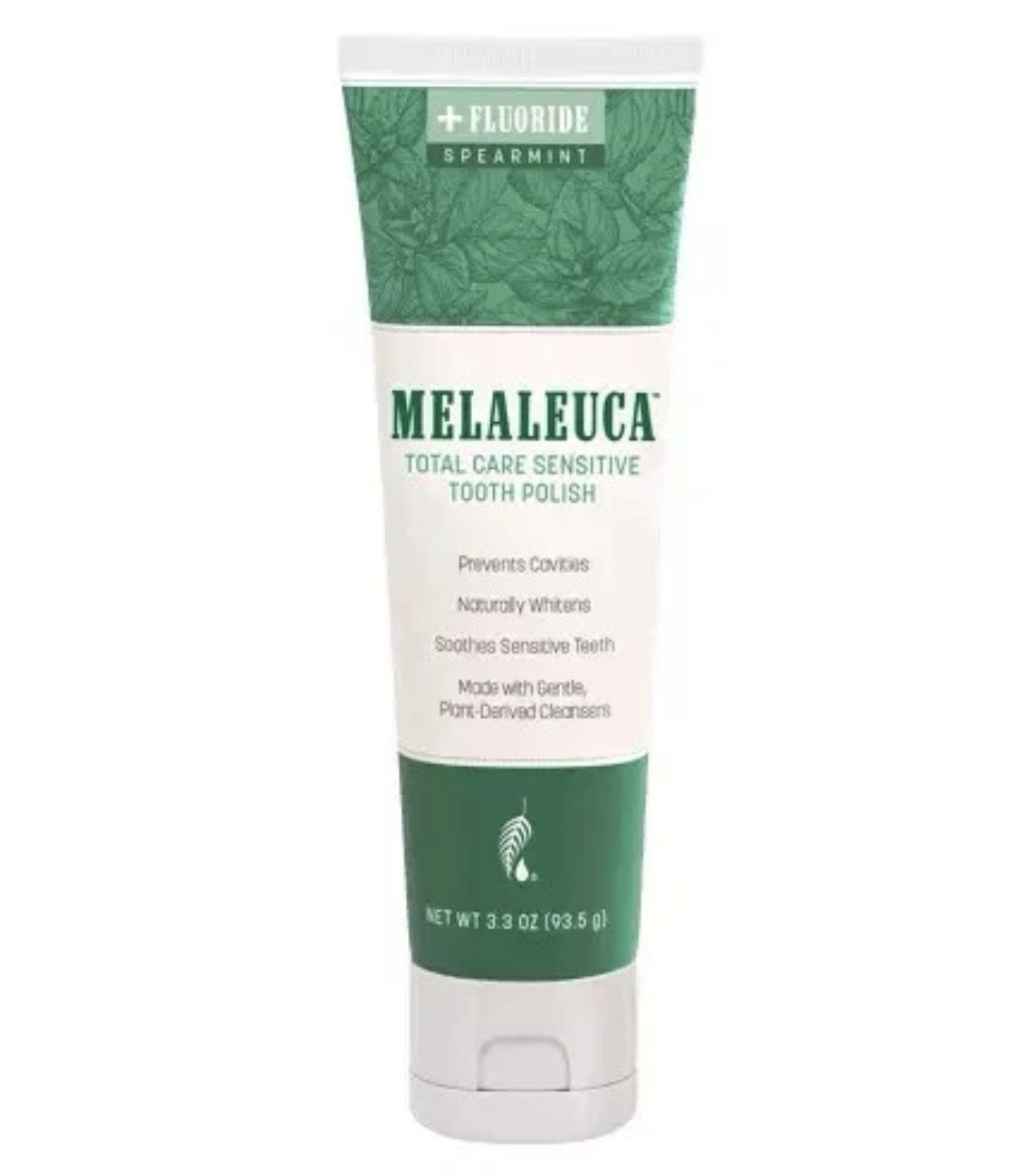 Melaleuca Whitening Tooth Polish- Clean Mint Sensitive New Label Spearmint