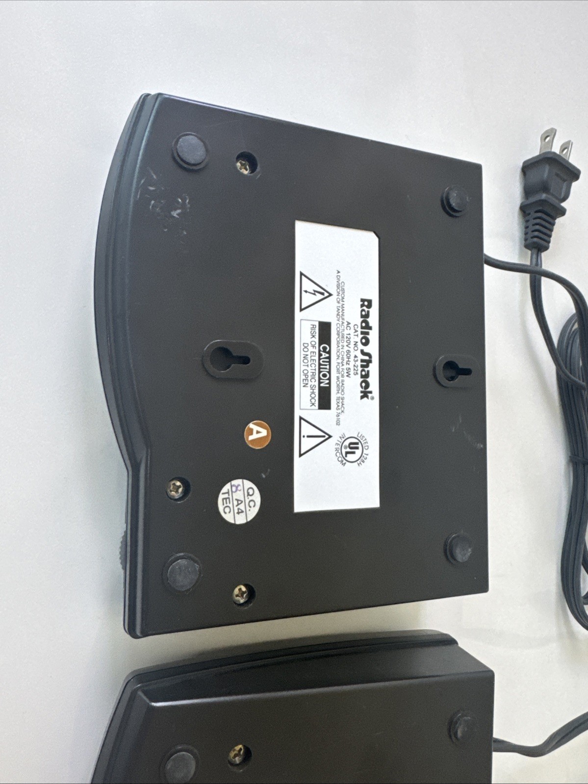 RadioShack CCT Intercom System - Gray (43-225) Unit A & Unit C *MISSING UNIT B*