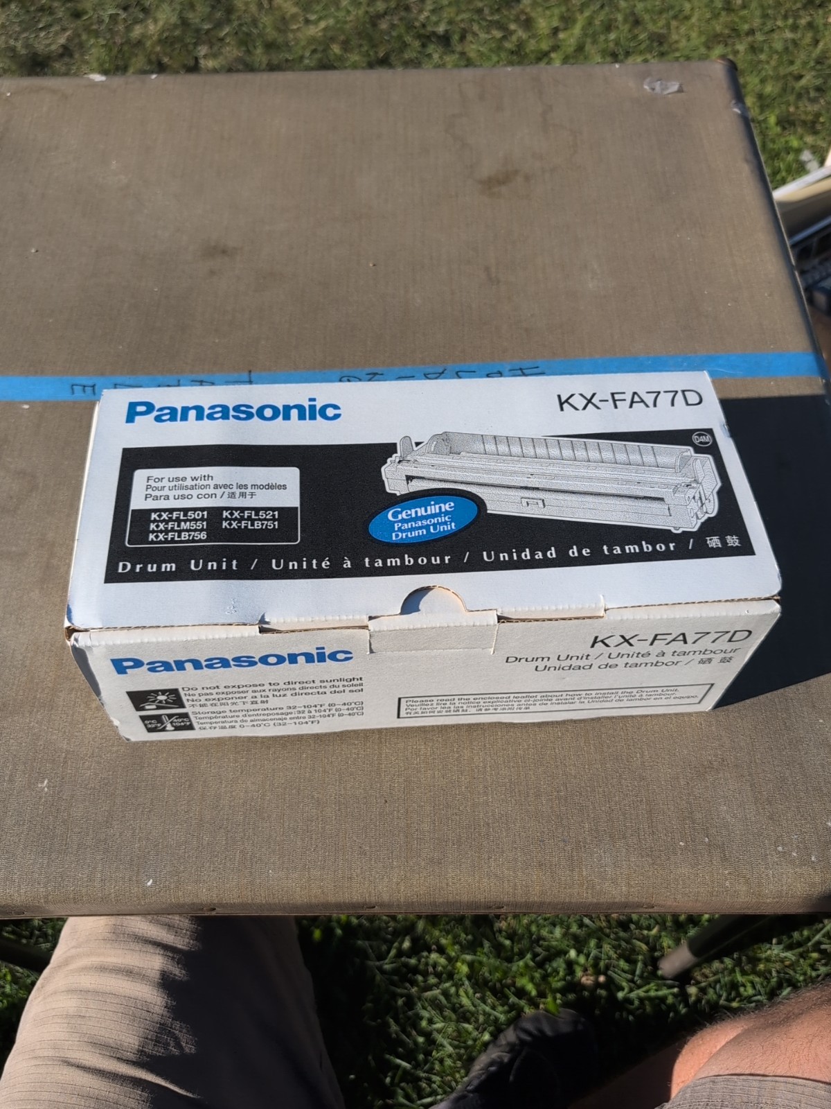 New Genuine KX-FA77D PANASONIC KX-FL501 FLM551 FLB756 FL521 FLB751 KX-FA77D