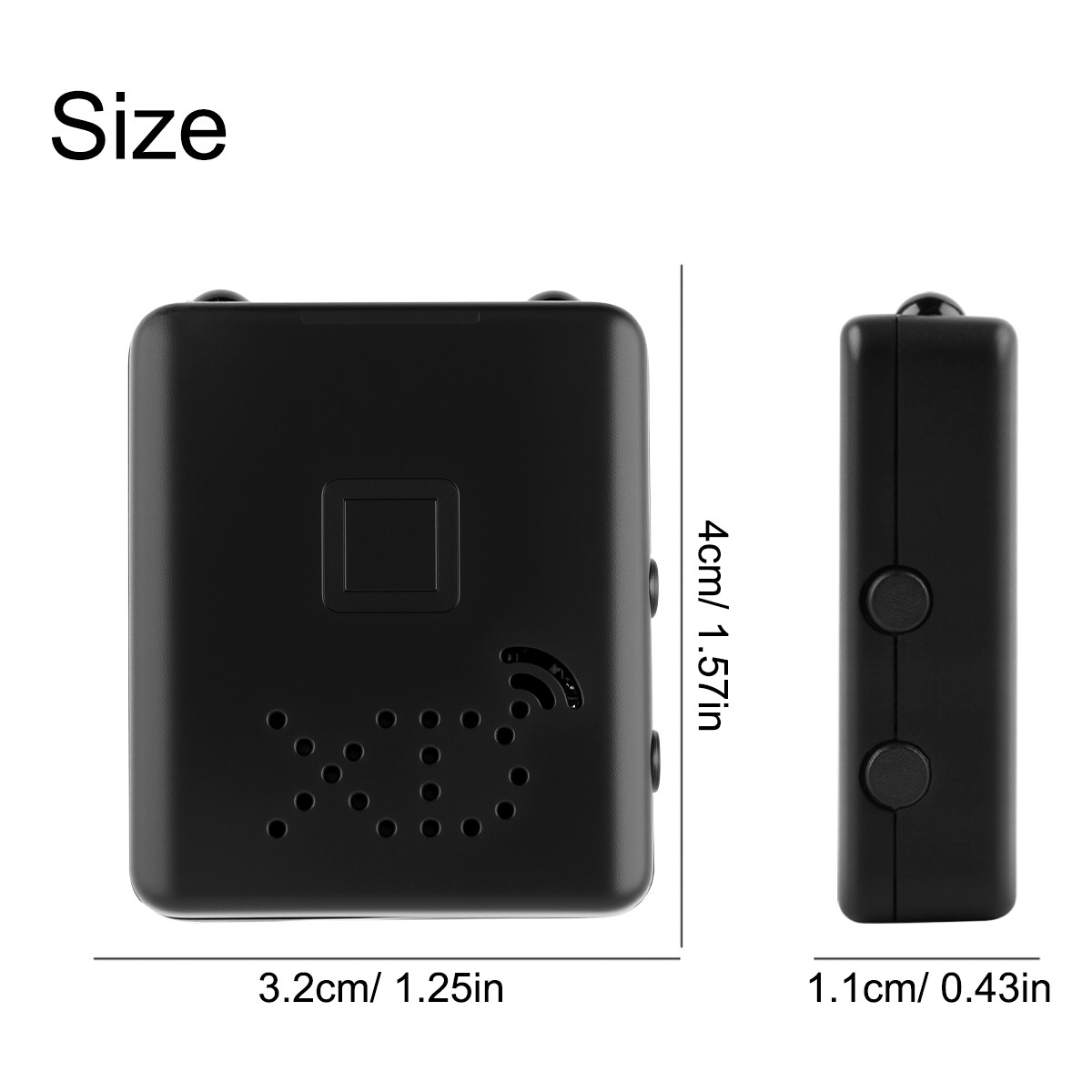 Small WiFi Security Camera 1080P No Battery Plug & Play Indoor Office