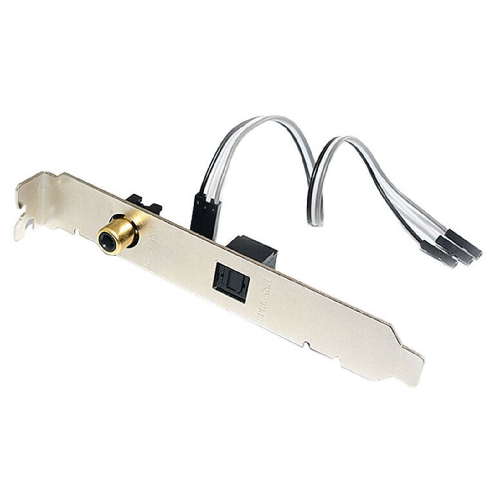 SPDIF Optical and RCA Out Plate Cable Bracket for ASUS Gigabyte MSI Motherboard