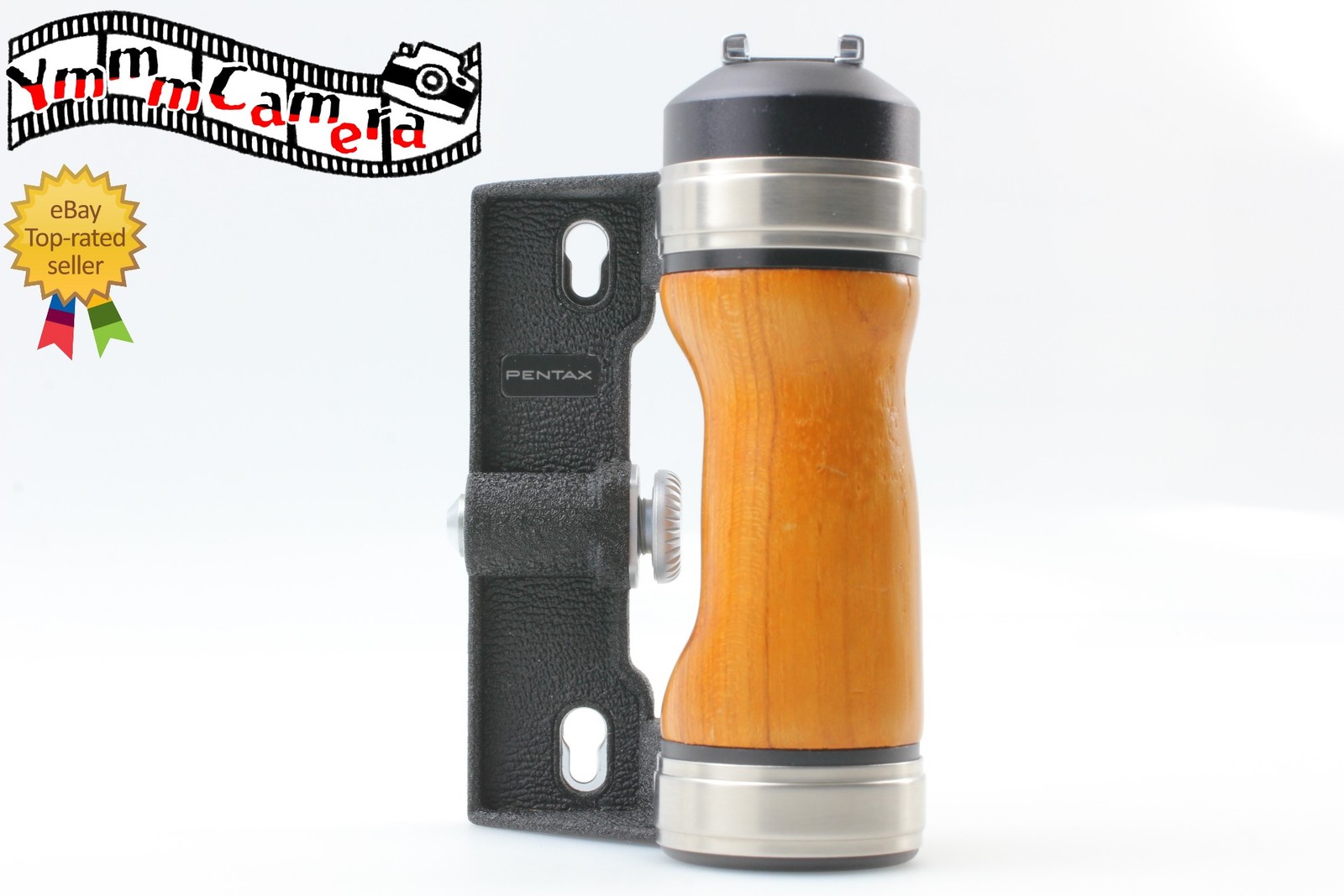 [MINT] Asahi Pentax Wood Hand Grip For 6x7 67 II From JAPAN