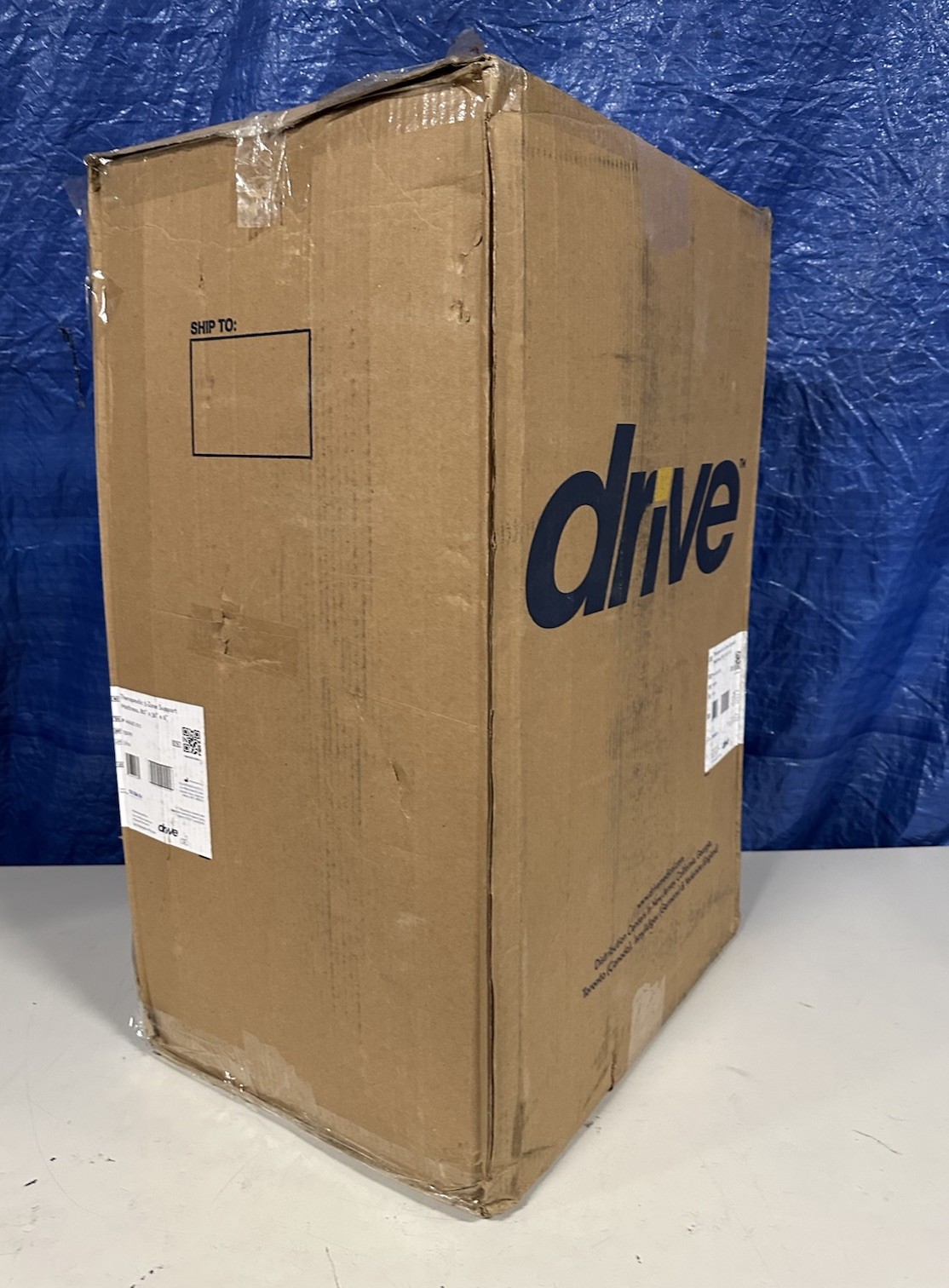 Drive Medical Therapeutic Mattress, 5 Zone, 6 X 36 X 80 Inch, 15019