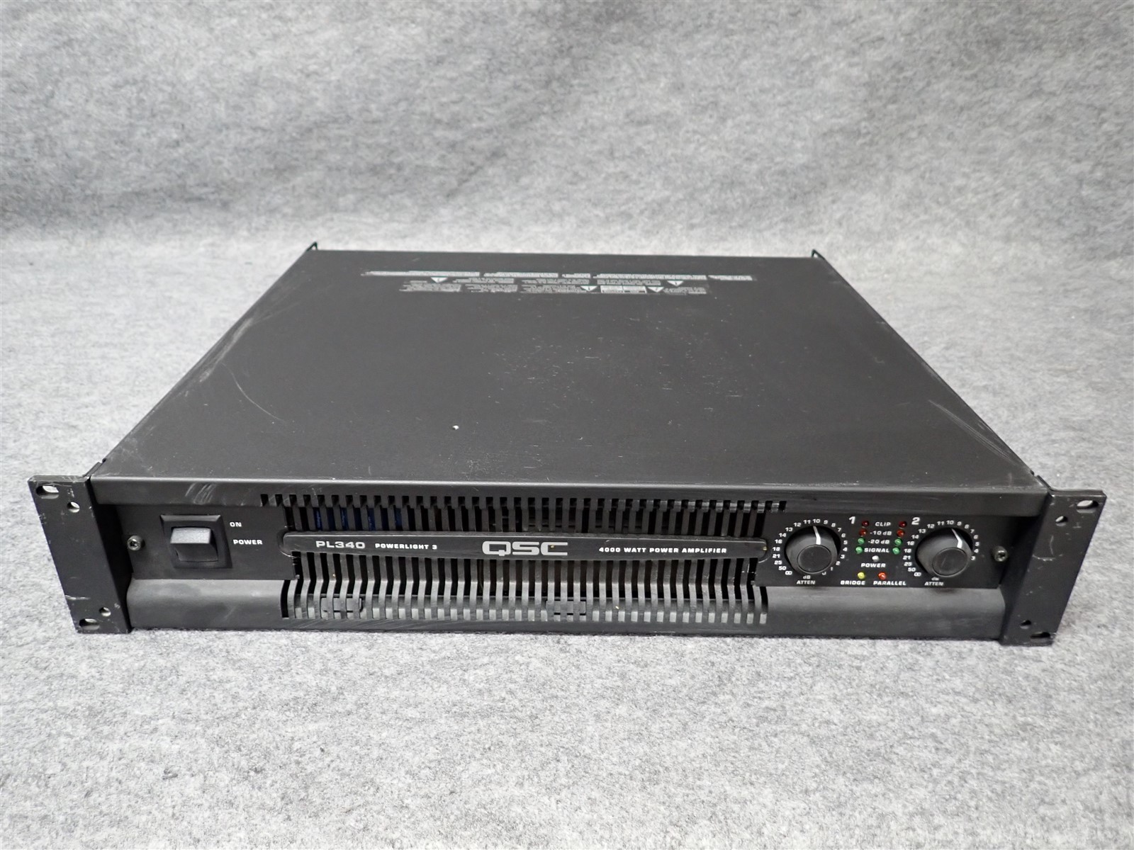 QSC PowerLight PL340 2 Channel Professional Power Amplifier 1350WPC (#23) (II7)