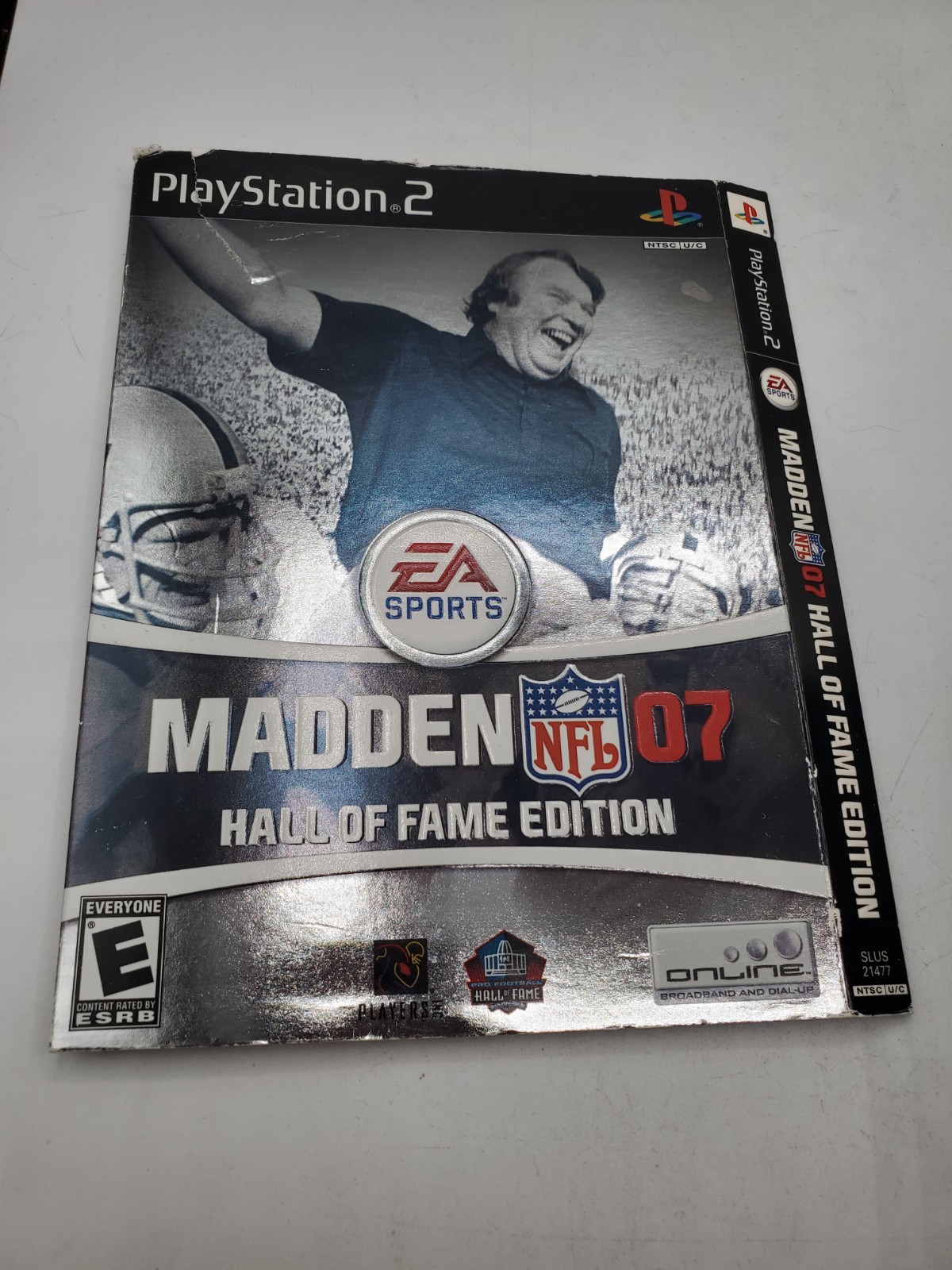 Madden NFL 07: Hall of Fame Edition PS2 PlayStation 2 Outer Slipcover Sleeve Onl