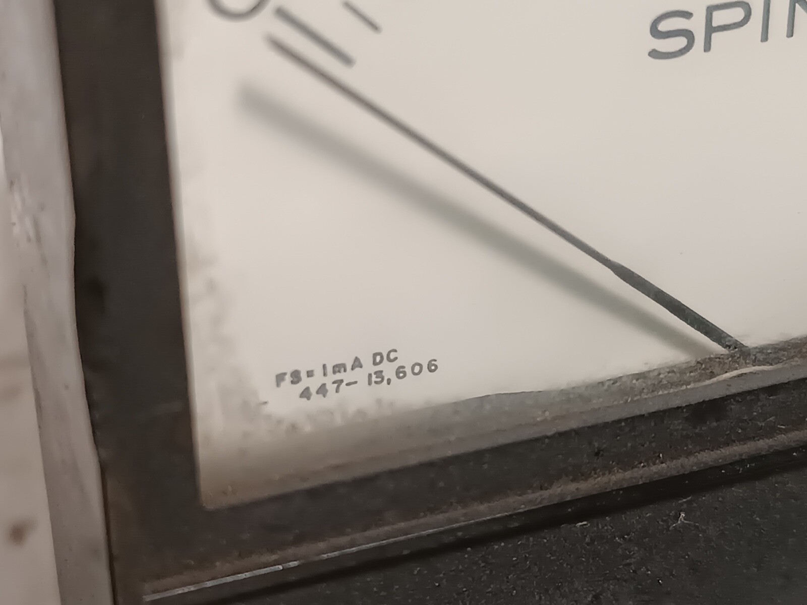 API Instruments 447-13 606 Spindle % Load Panel Meter 0-200 Range
