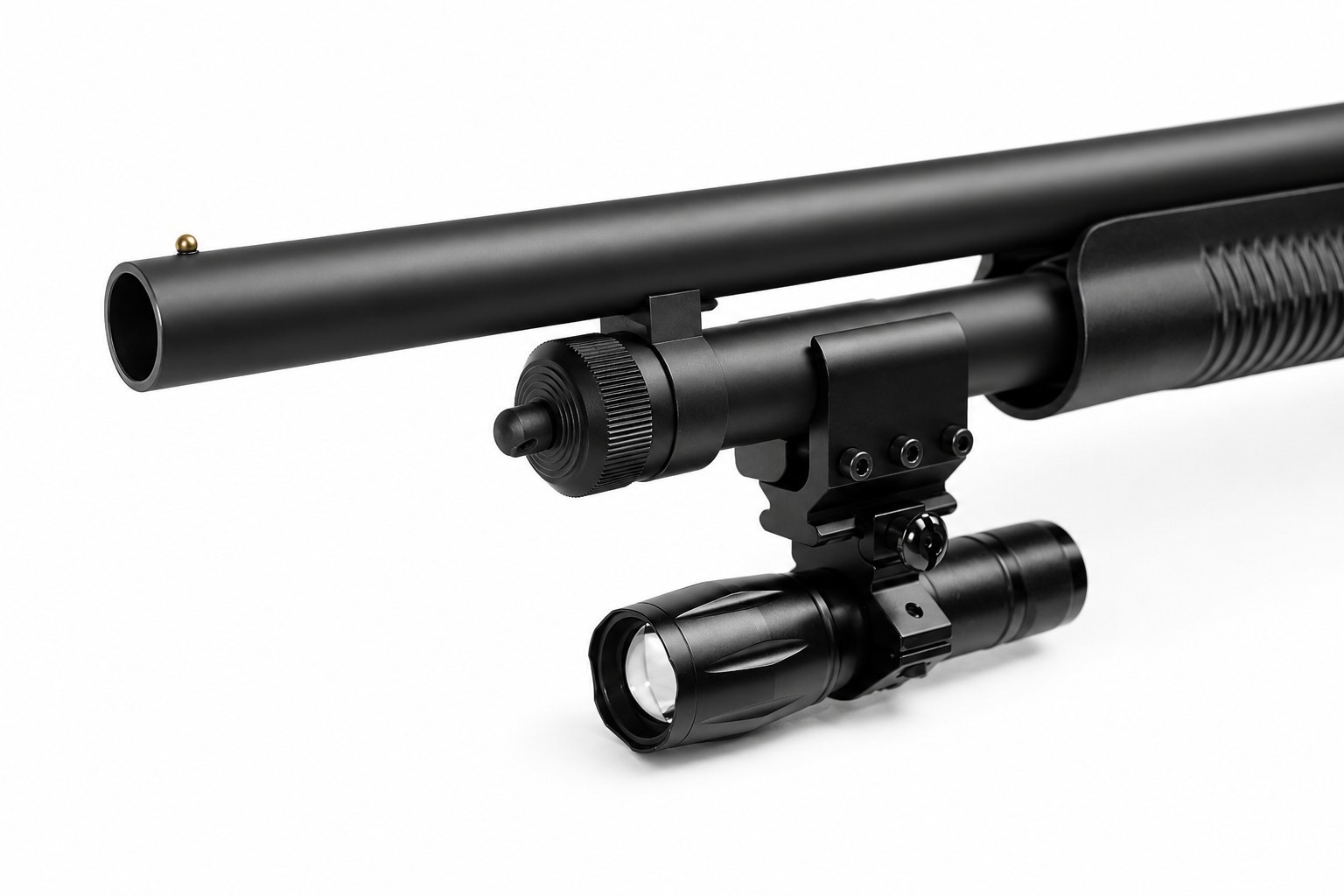 TRINITY 1000 Lumen Flashlight for Mossberg 590 12 Gauge with Tube Mount