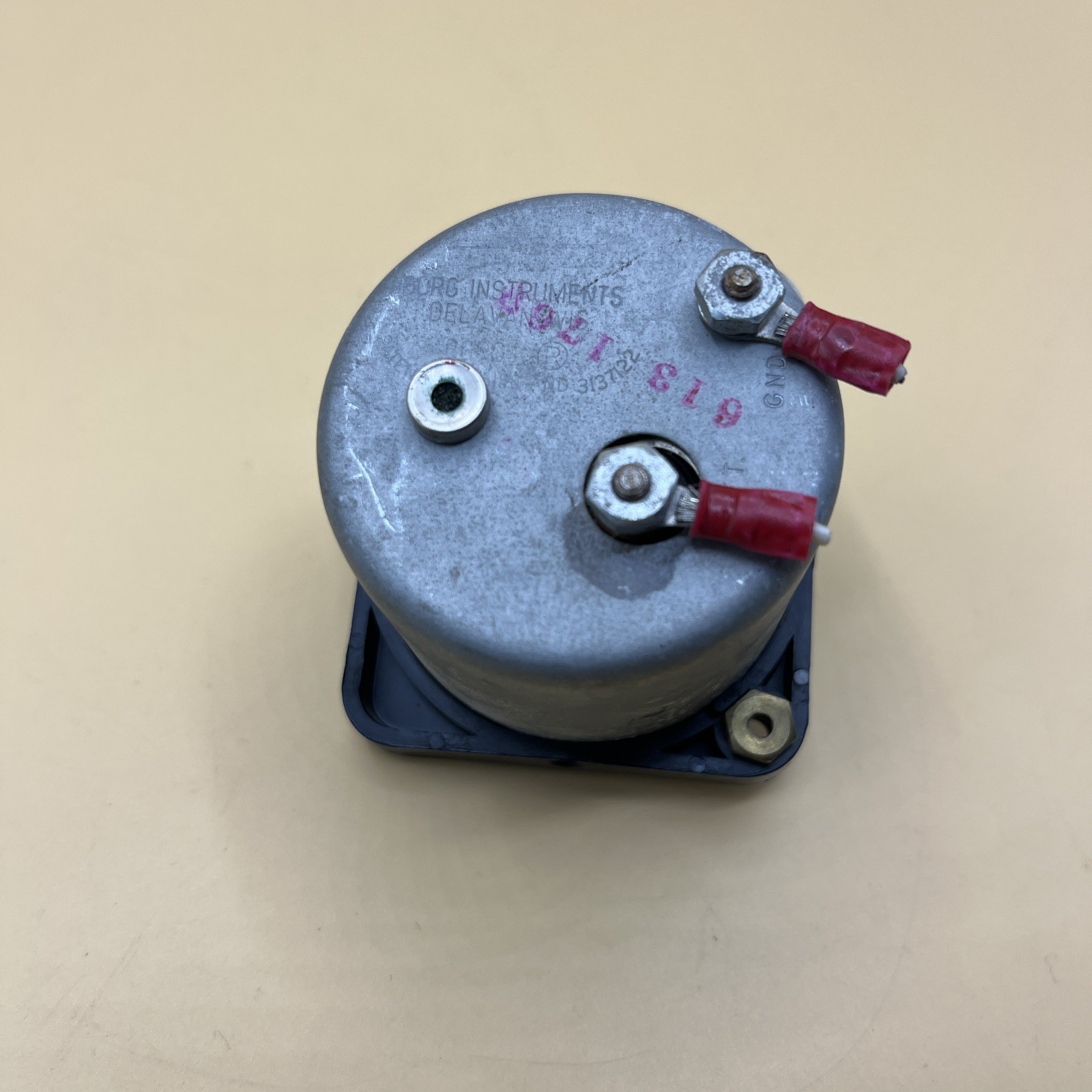 Borg Instruments Electric Aviation Clock 613-1769 Aircraft Pilot Timer