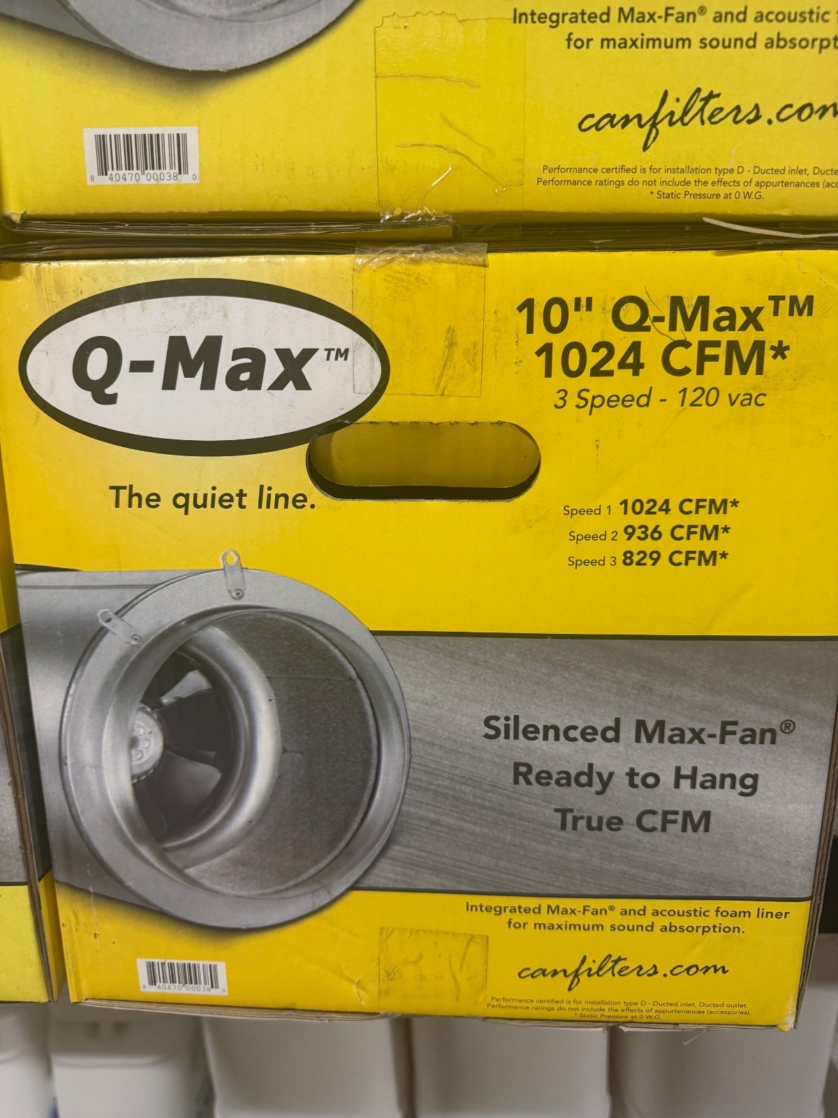 Can-Fan Q-Max Fan 10 in - 1024 CFM