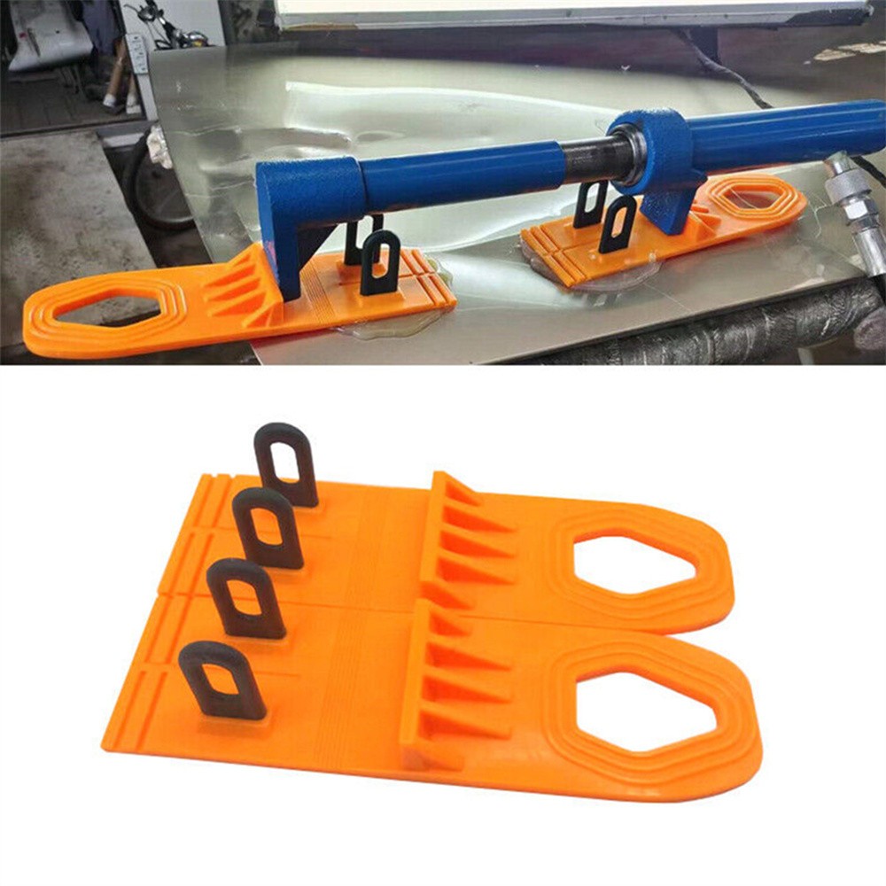 2Pcs Car Dent Puller Sheet Glue Pulling Tabs Bodywork Repair Tool Remove Dents
