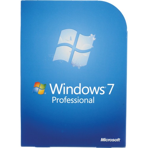 Microsoft Windows 7 Professional SP1 64-Bit Full Install DVD-ROM w/ Product Key