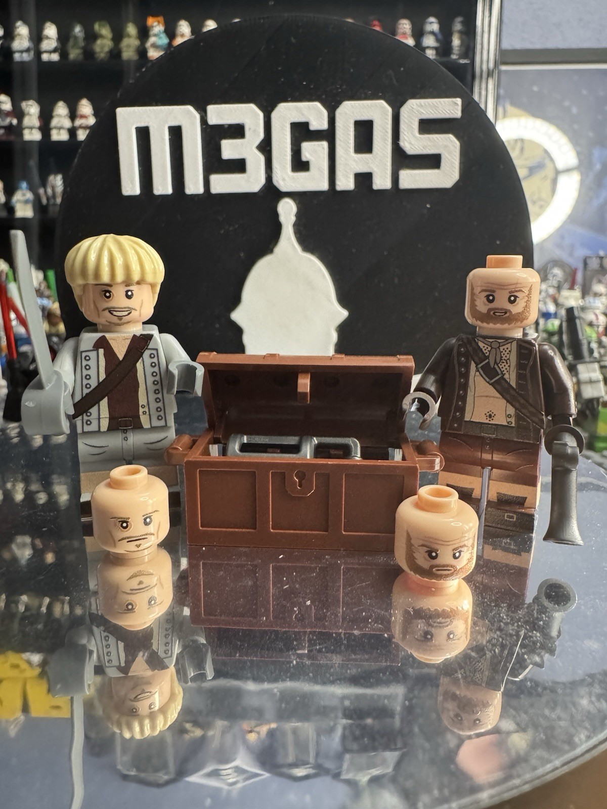 CUSTOM LEGO PINTEL  AND RAGETTI MINIFIGURES