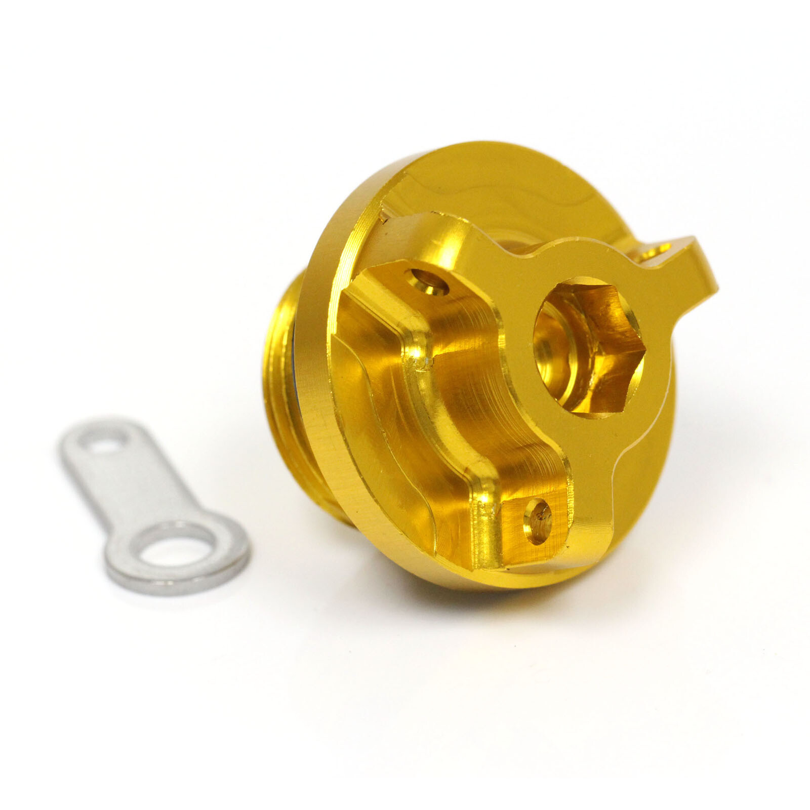 Gold CNC Racing Oil Filler Cap For Yamaha MT-09 FZ-09 2013-23 22 21 20 19 18 17