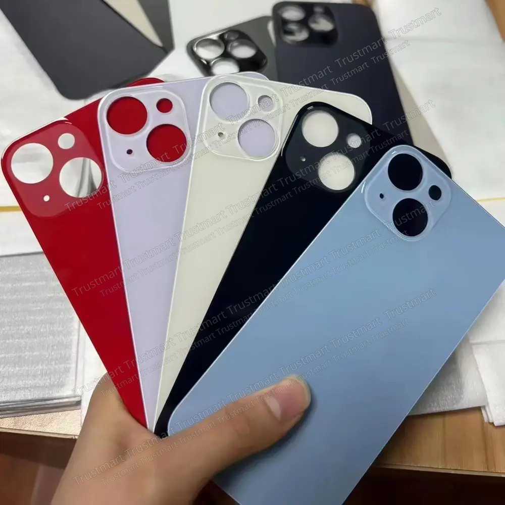 Lot Back Glass Replacement Big Hole For iPhone 8 SE 11 12 13 14 15 XR Rear Cover