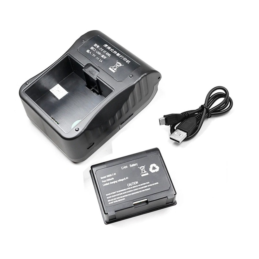 Portable 58mm Thermal Printer For Bluetooth Receipt Printer USB & BT Connection