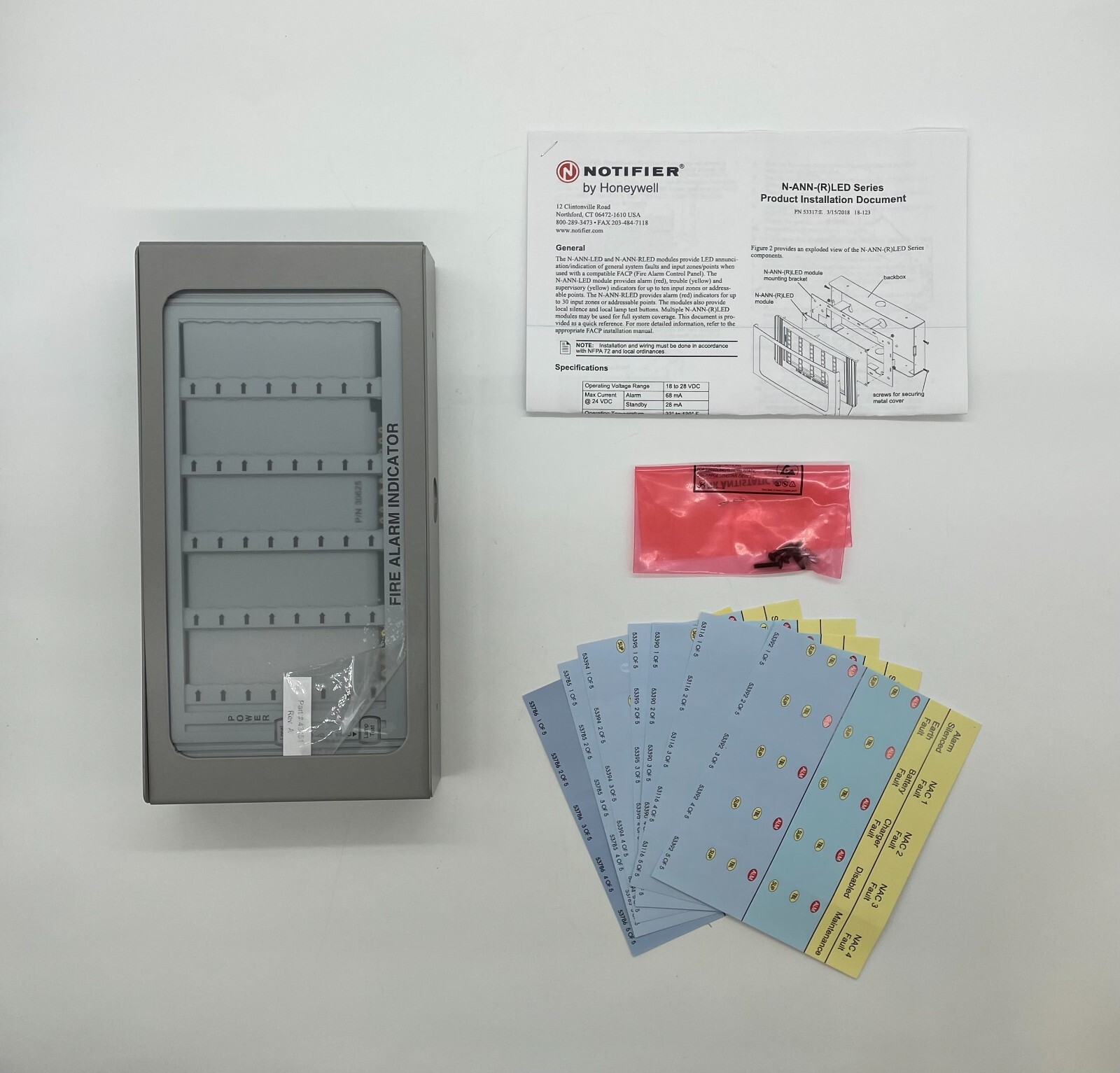 Notifier N-ANN-LED-W - Same Day Shipping (SEALED)