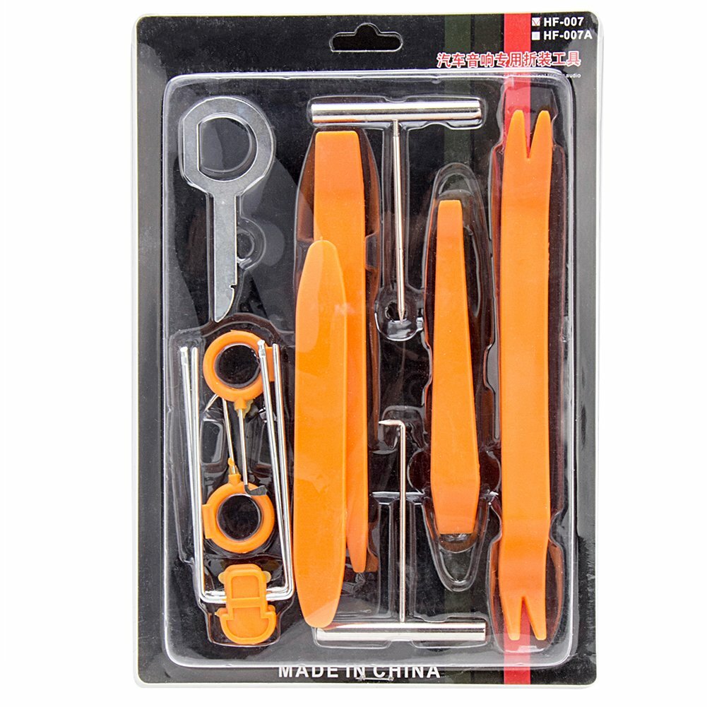 Car Radio Audio Stereo Door Trim Dash Panel Install Removal Pry Tool Tools Kit