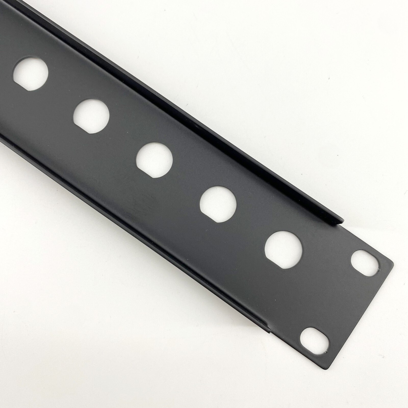 1U Single Space Rack Panel W/16 Flat Bottom Holes For BNC Video Connectors Blank