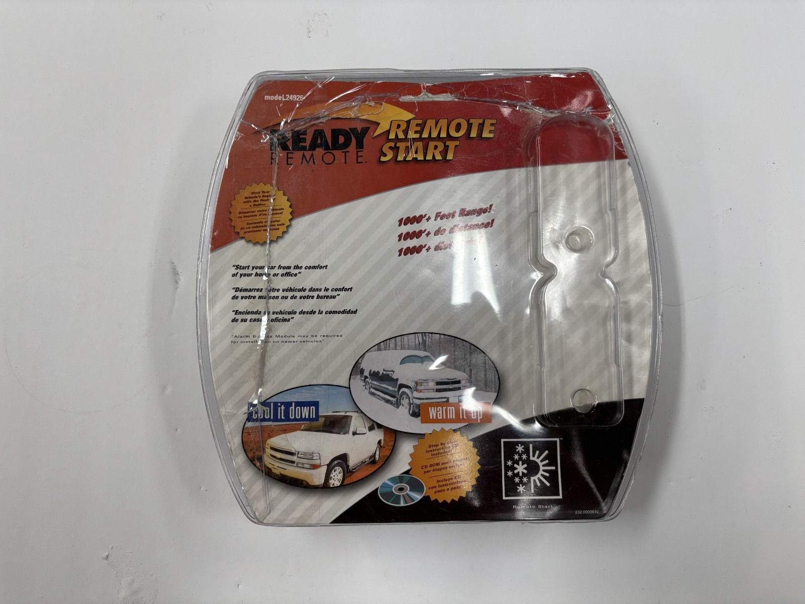 Ready Remote model # 24926 remote start kit DYI, opened package,  new complete.