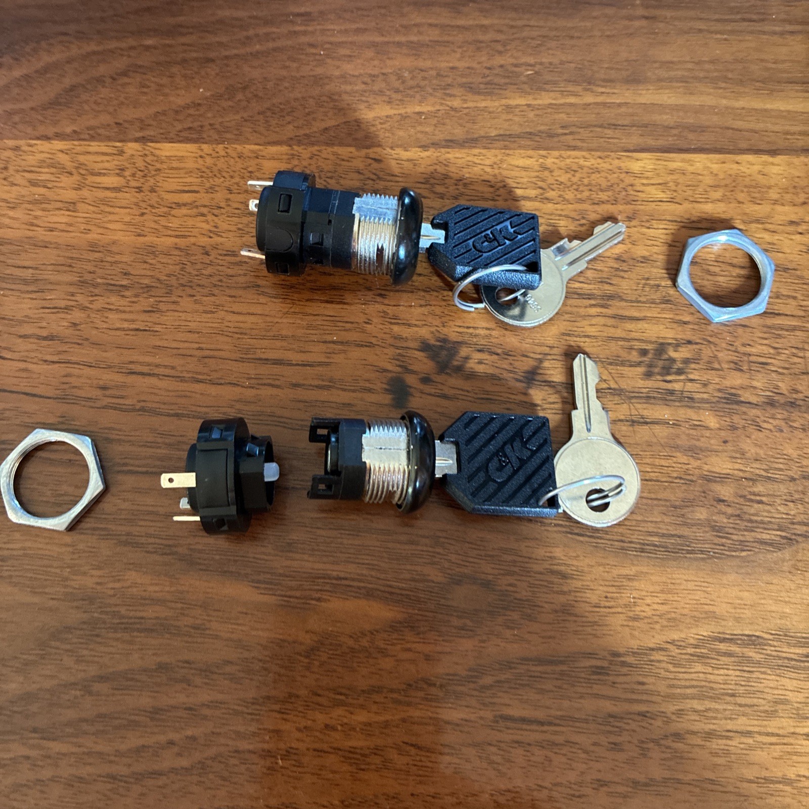 9 C & K Two Part Keyed Switch Lock With 3 Terminals