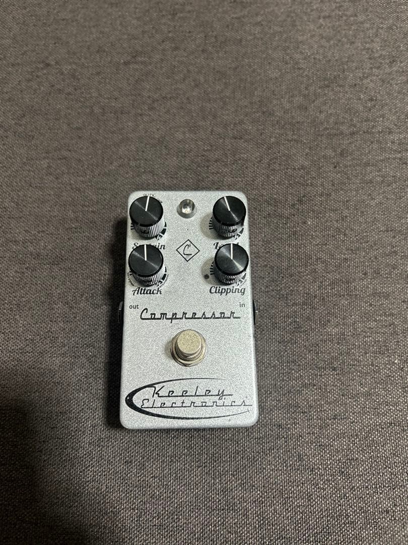 Keeley Electronics Compressor Bass Effect Pedal Attack Clipping Control Used