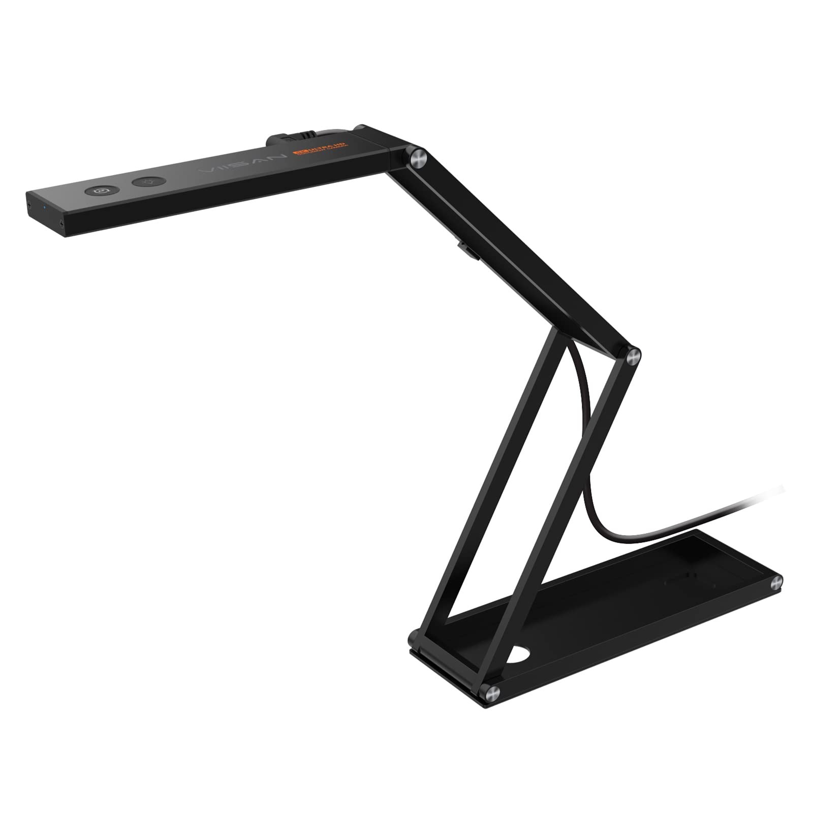 Document Camera 4K USB Visualizer Webcam with LED Light