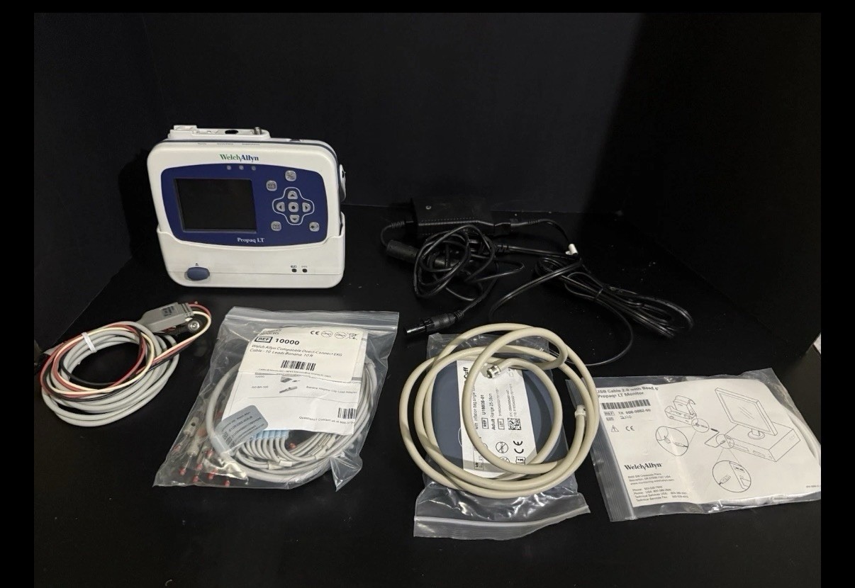 Welch Allyn Propaq LT Patient Monitor W/ Cables