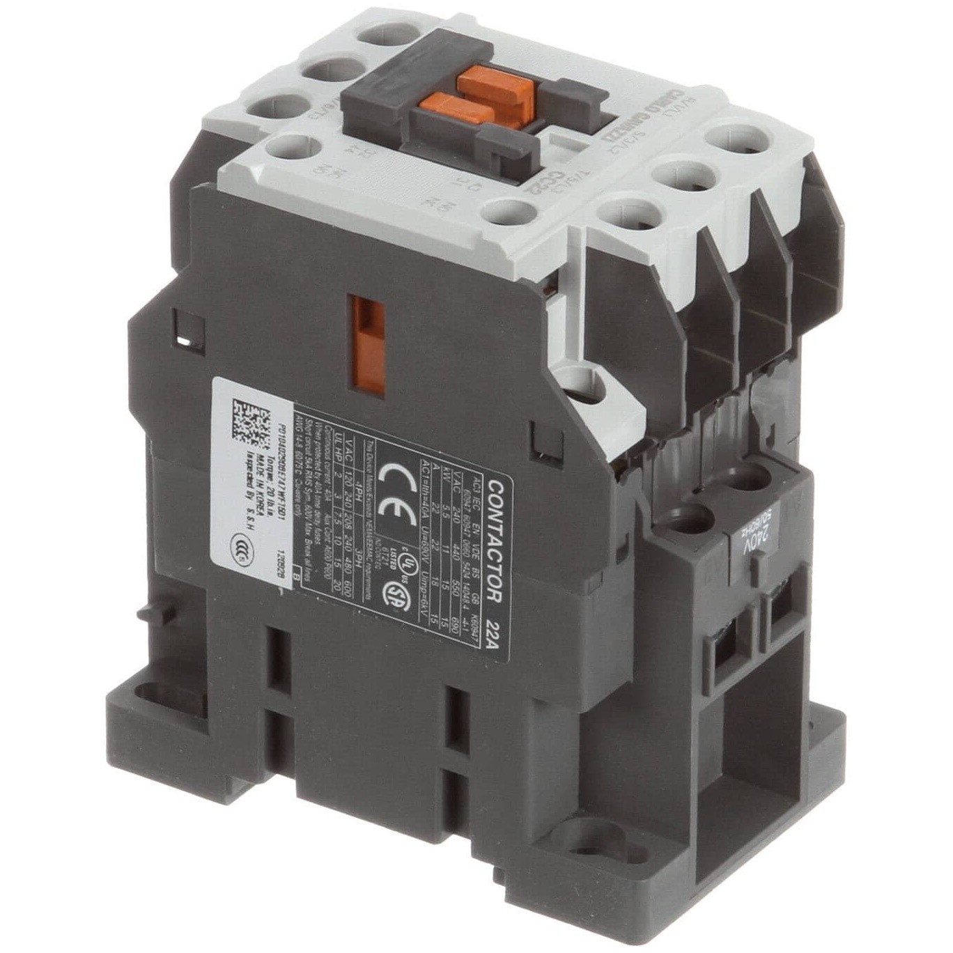 Duke 222790 Contactor, Tor 240V50/60H