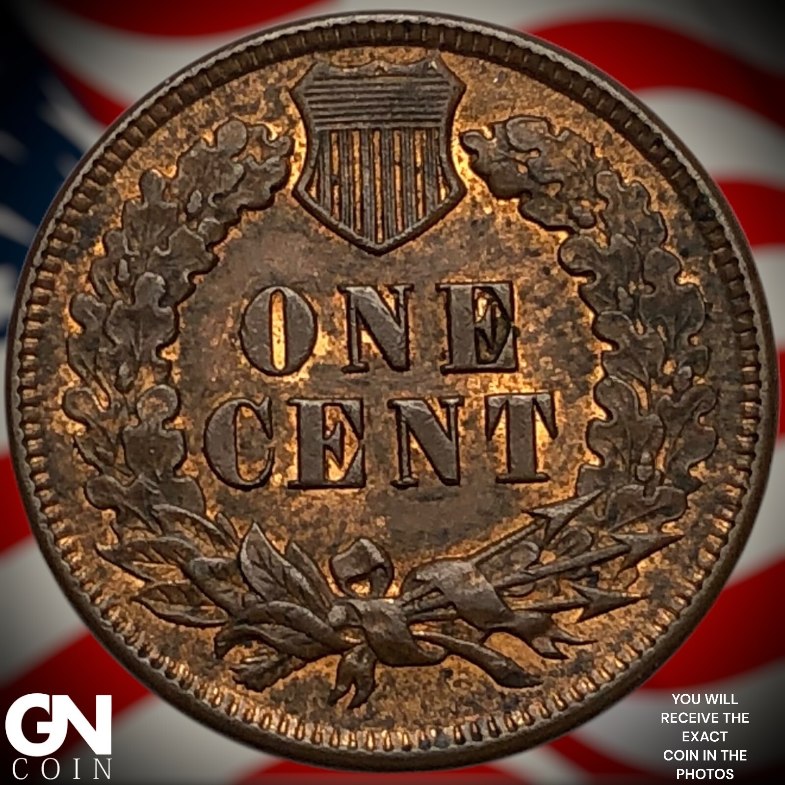 1890 Indian Head Cent Penny Y7951