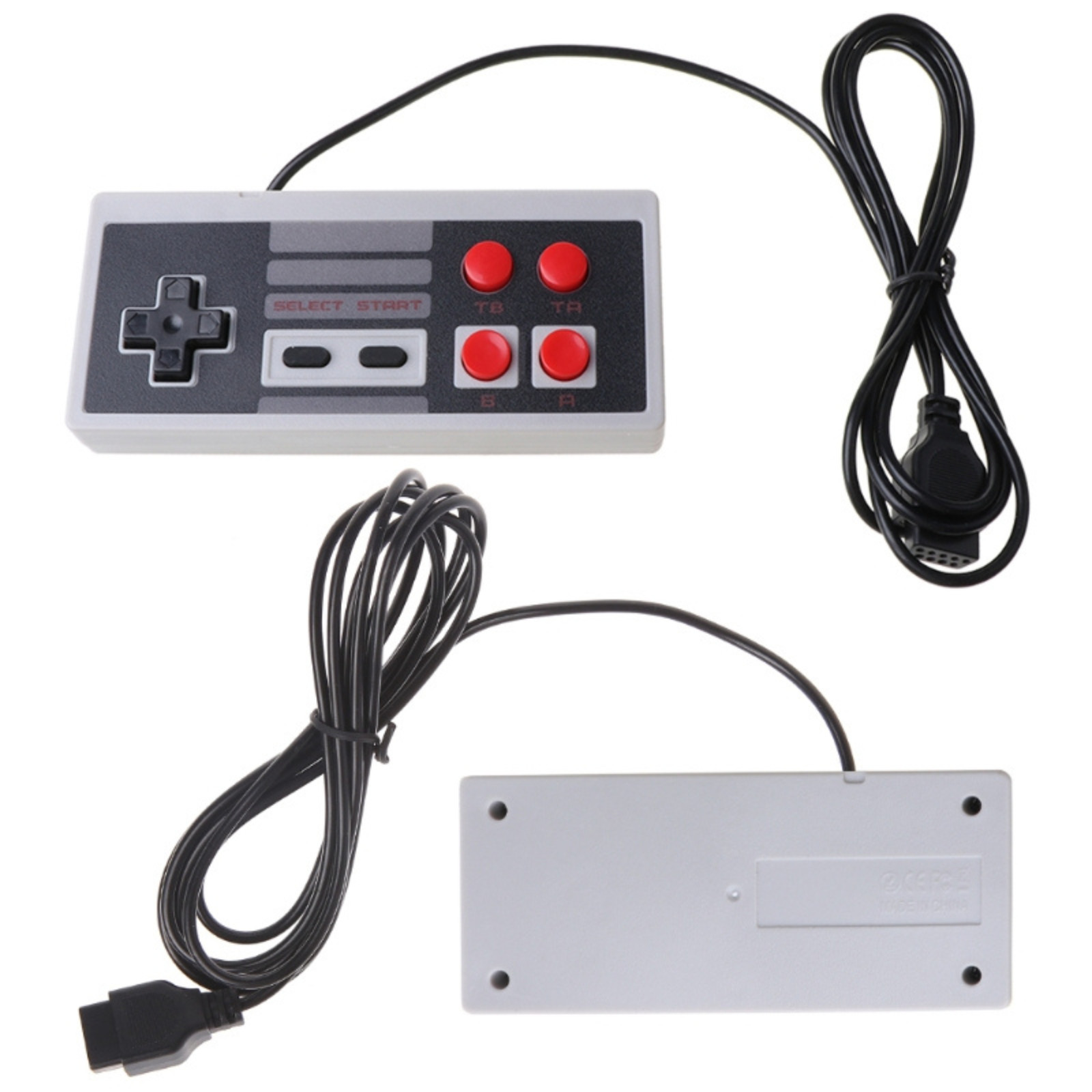 2 Pack Controller For NES-004 Original Nintendo NES Vintage Console Wired Gamepd
