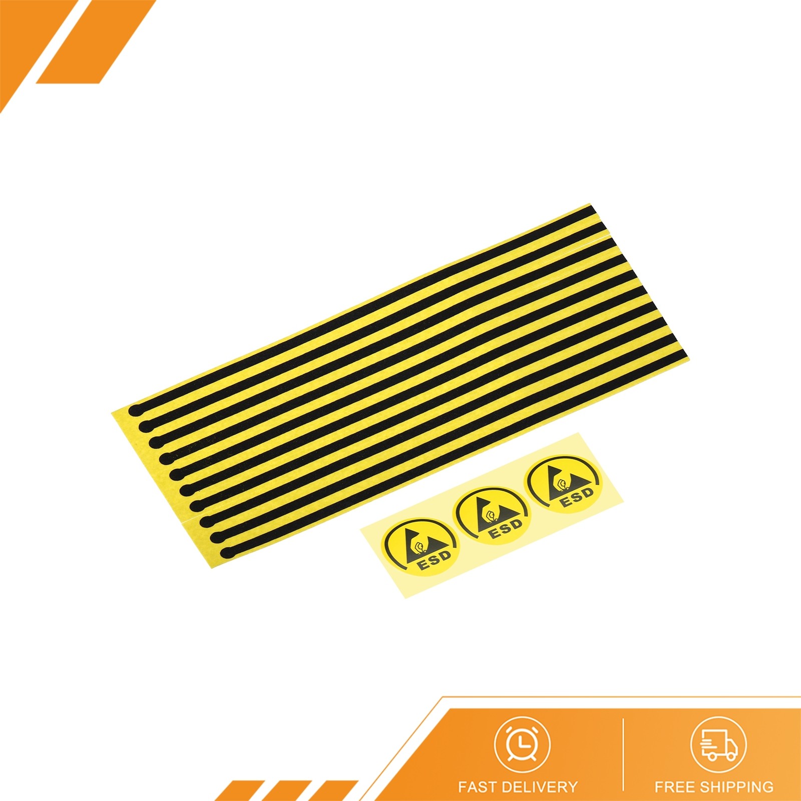 20 x ESD Anti Static Foot Heel Ground Straps 11.8 x 0.60 Inch