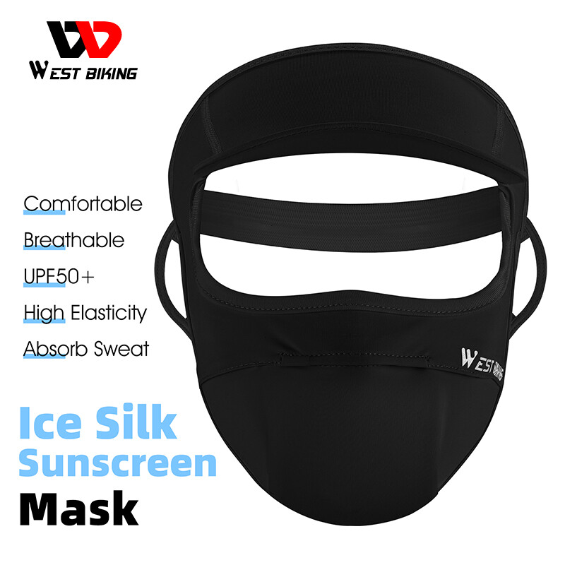 Summer Breathable Cycling Cap Face Mask Fishing Sun Hat Running Cap with Brim