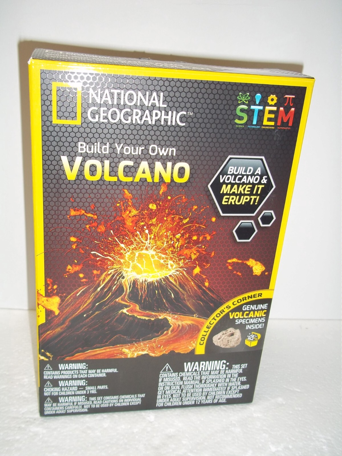 National Geographic STEM Series Build Your Own Volcano Science Kit NEW