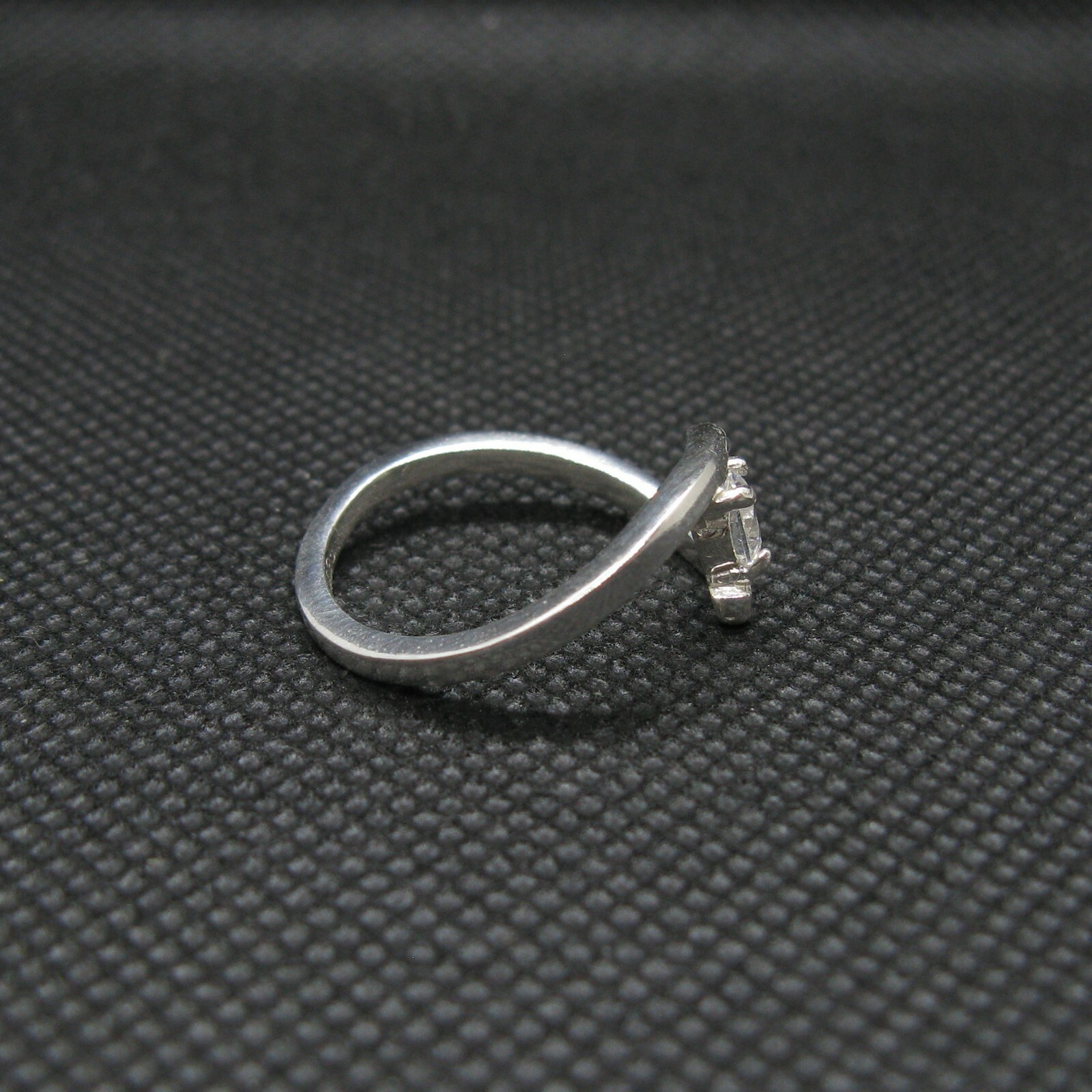 Genuine Sterling Silver Solitaire Ring Solid Hallmarked 925 4.5mm Cubic Zirconia