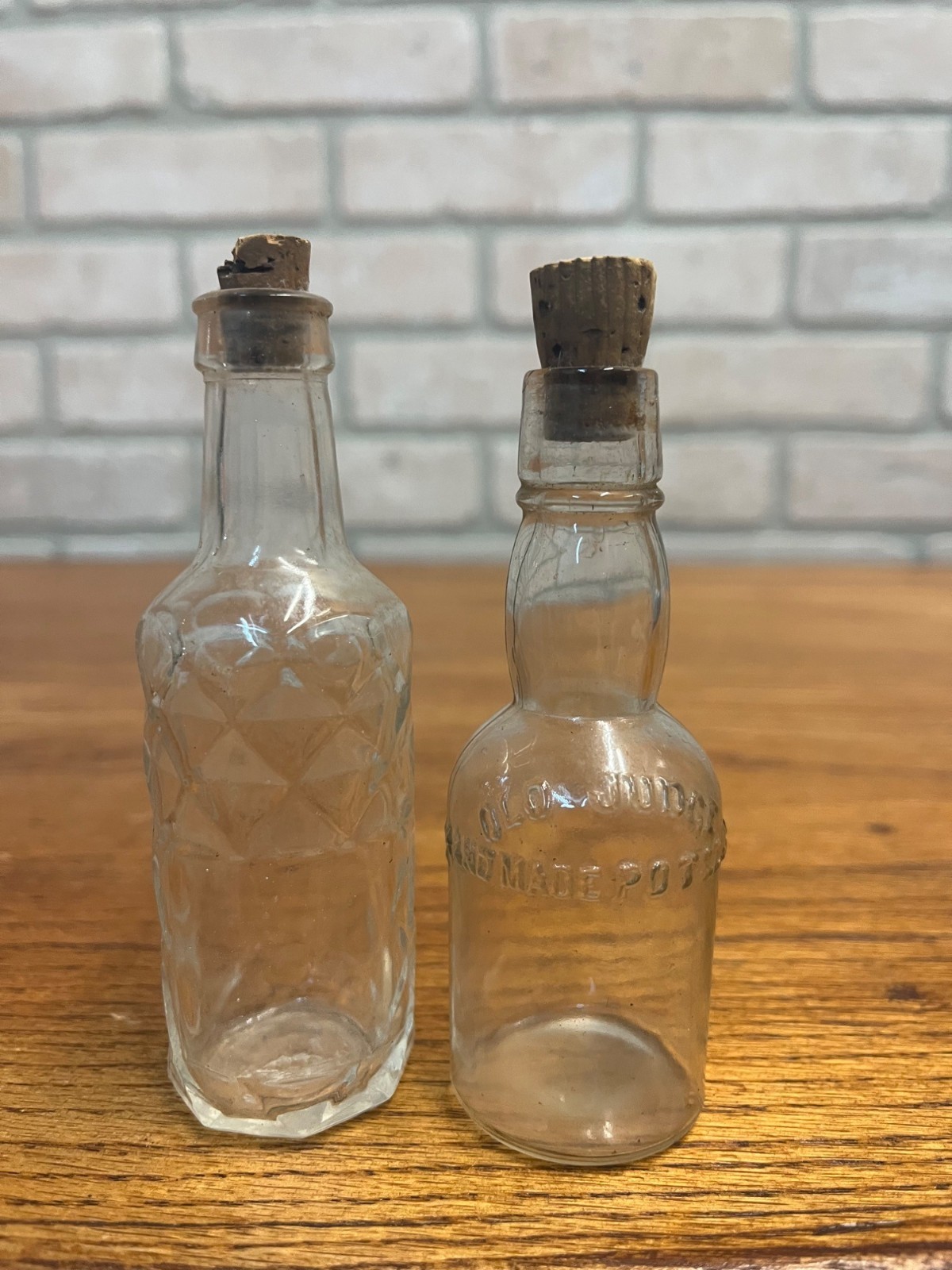 Old Judge Handmade Pot Still Whiskey Sample Bottle Potstill Miniature + Other