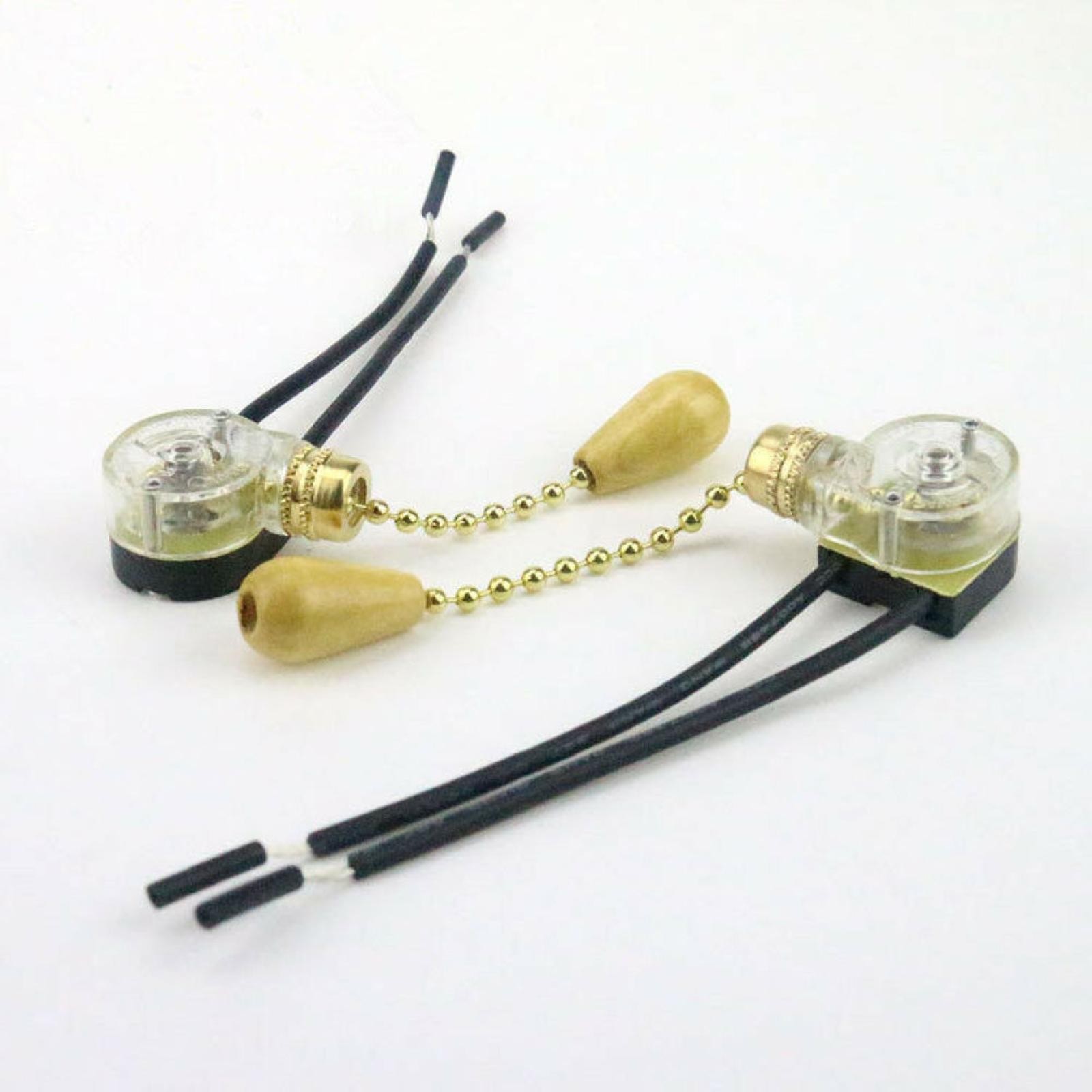 4Pack 125V/250V 5cm/1.9" Ceiling Fan Light Wall Light Chain Type Pull Switch