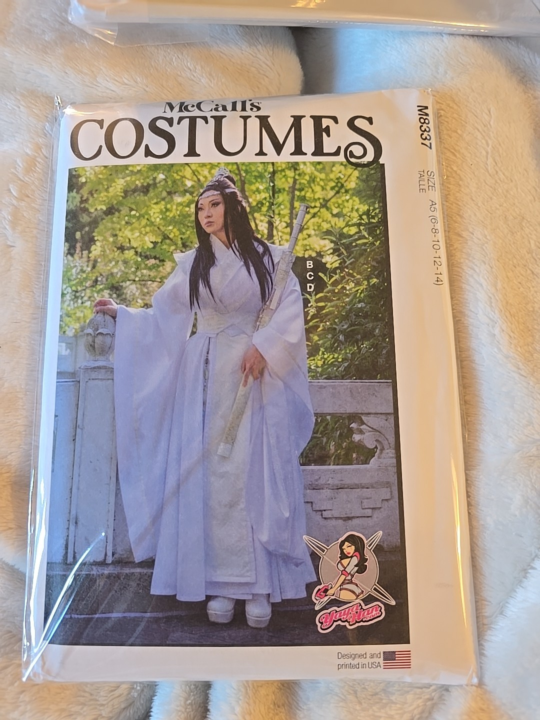 MCCALLS PATTERN 8337 HANFU OUTFIT  COSTUME MISSES SIZES  6 8 10 12 14 UNCUT