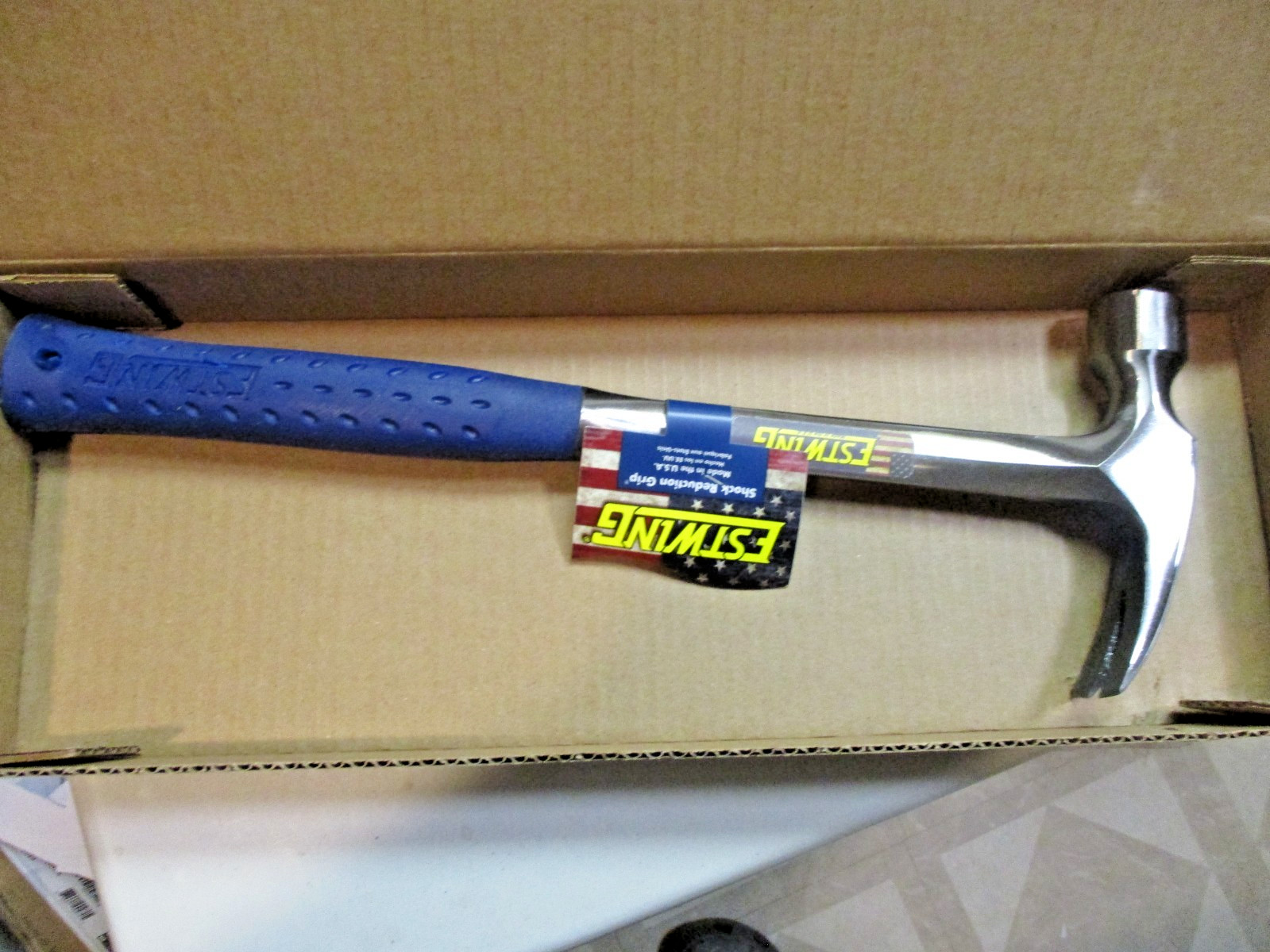 New ESTWING Framing Hammer 22 oz Long Handle Straight Rip Claw with Smooth Face