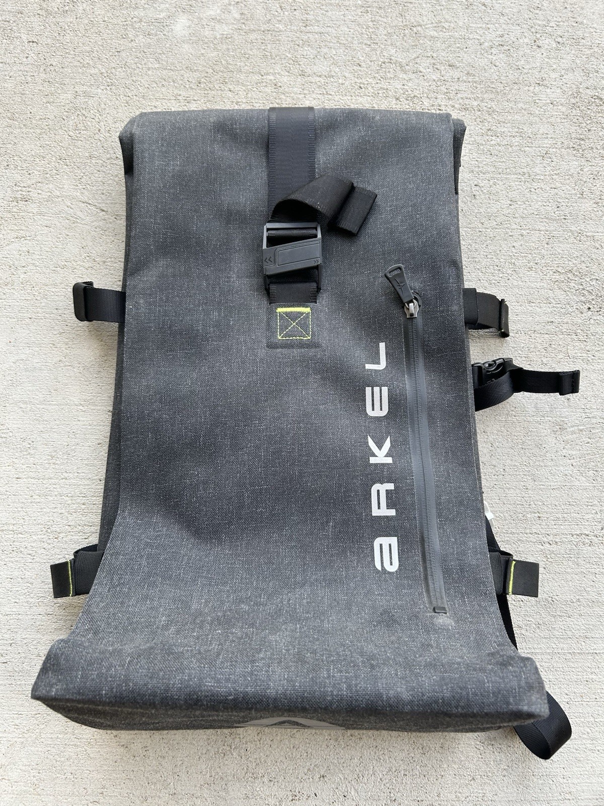 New!  ARKEL Drypack (Waterproof) Cycling Roll Top Backpack