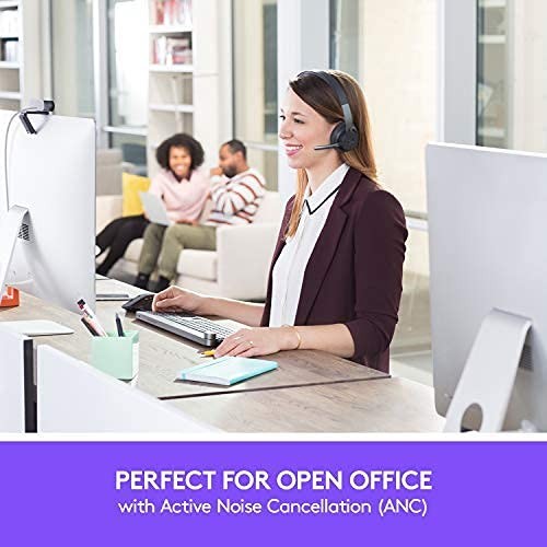 Logitech Zone Bluetooth Wireless Mic Headset Integrated For Microsoft Teams