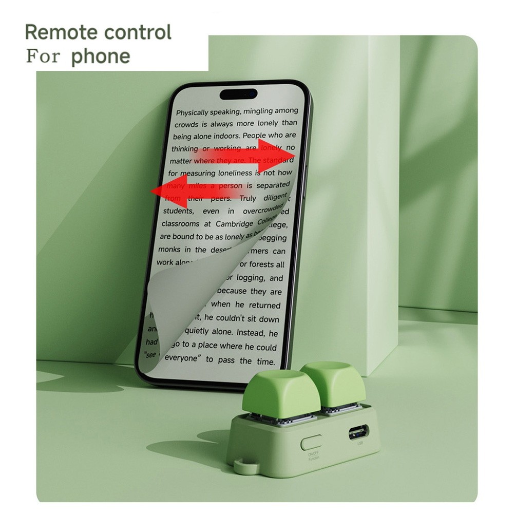Newest Tooth Remote Control Keypad Dual Button Page Turner for Kobo7766