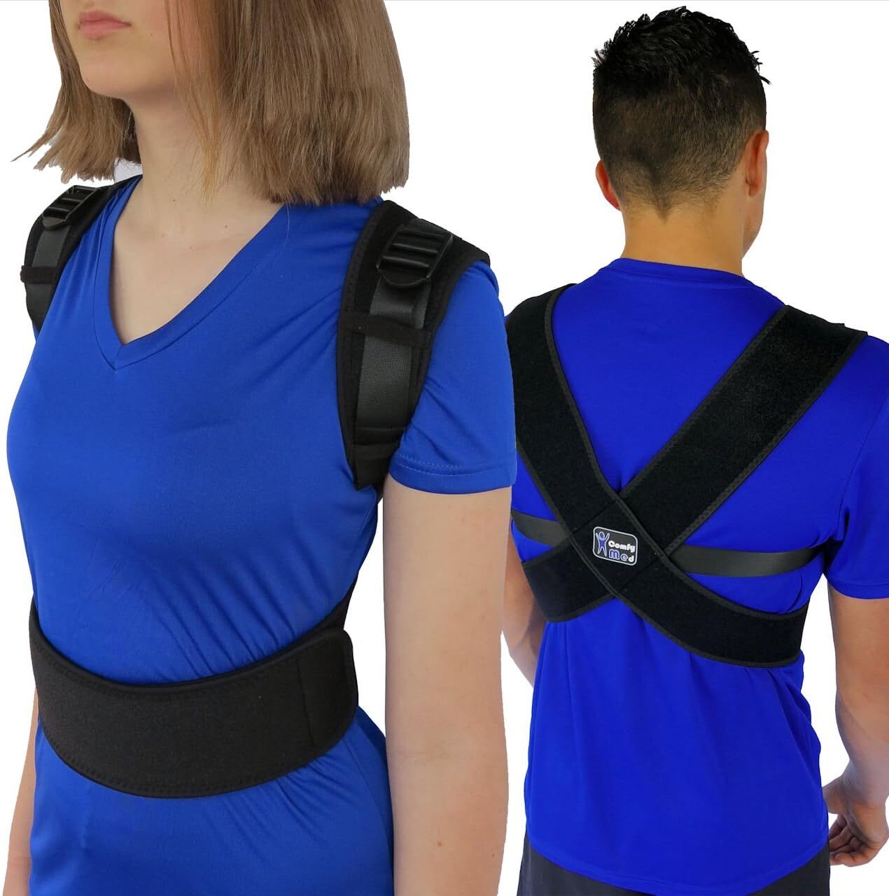 Posture Corrector Men Women Upper Back Pain Brace Clavicle Support Straightener