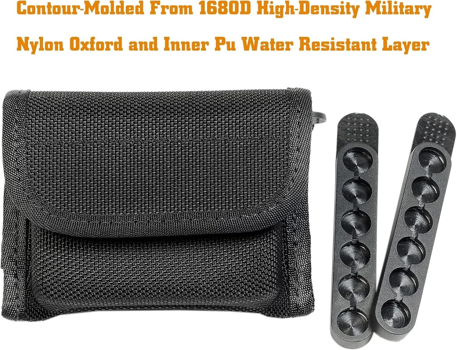 Molded Speed Strips Pouch with 4 Speed Strips for .38/.357 & 40SW Secure Carry