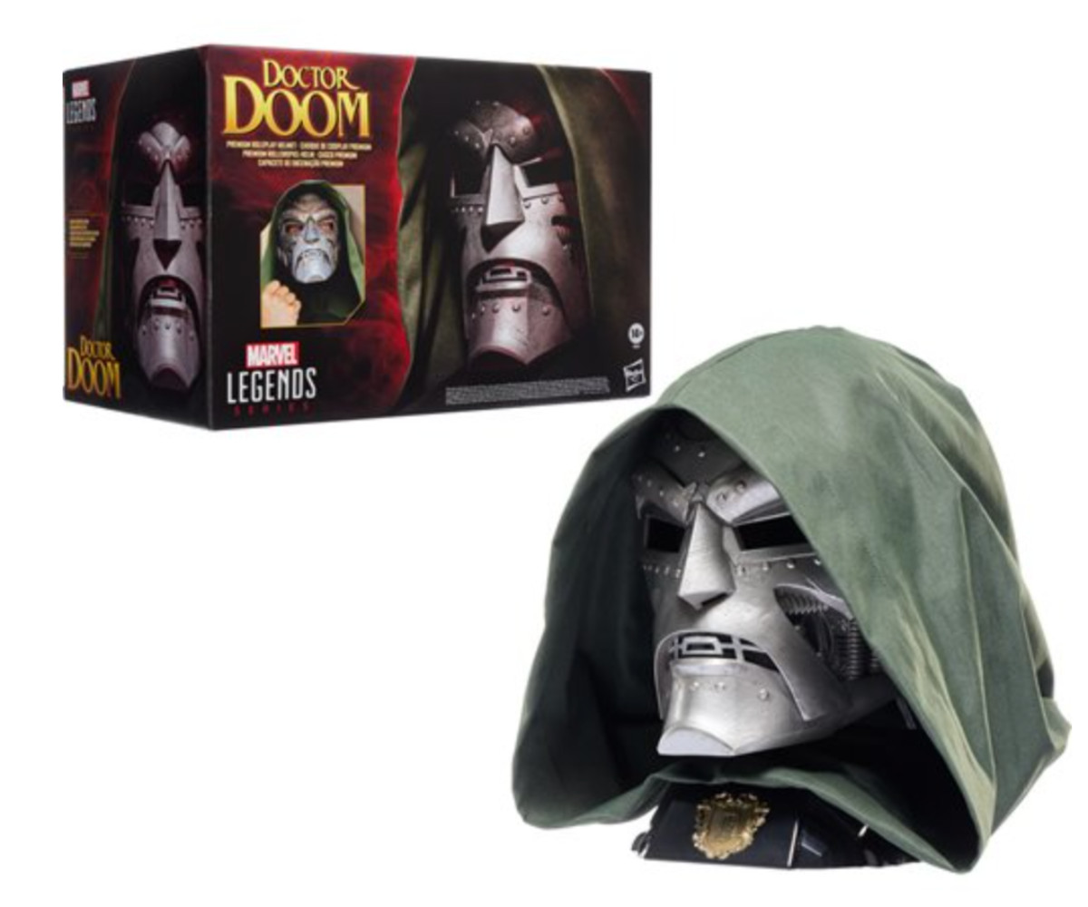 Fantastic Four Marvel Legends Doctor Doom Premium Roleplay Helmet Prop Replica
