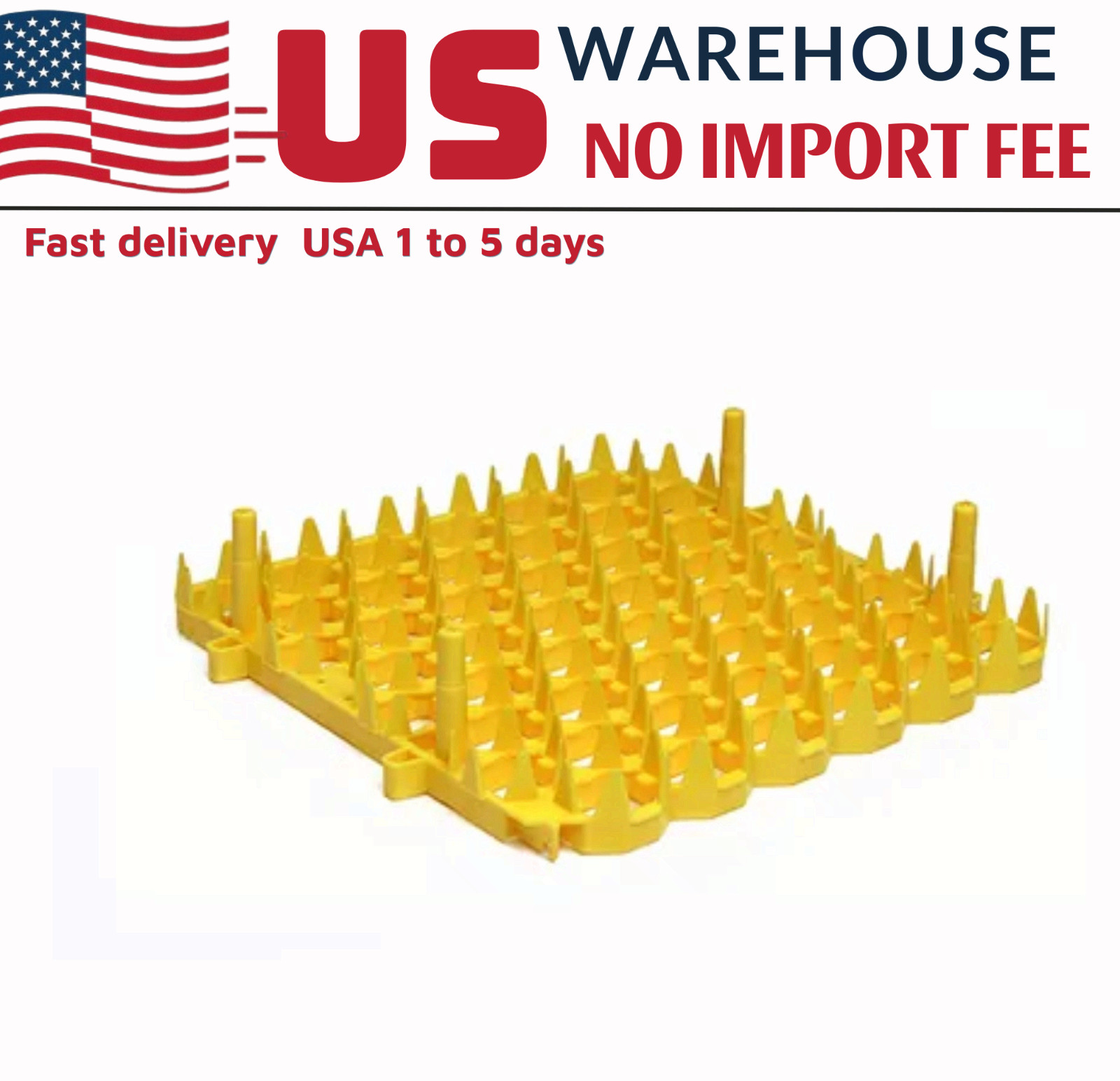 GQF 0246 Universal Egg Trays Set of 6 Plastic Incubator Egg Holder