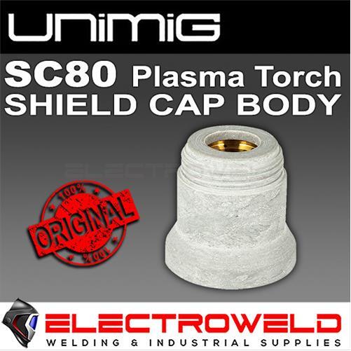 UNIMIG SC80 Plasma Torch Gouging Shield Retaining Cap Razor Cut 45 80, SC8031