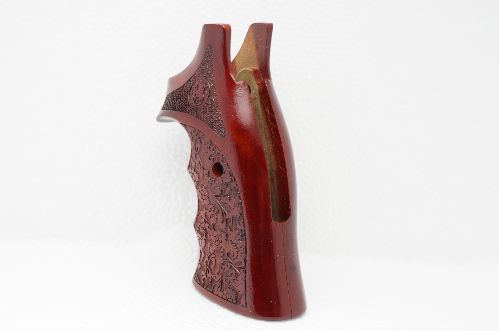 CUSTOM MADE S&W SMITH & WESSON K/L ROUND BUT FRAME GRIP *FLORA-MAROON*