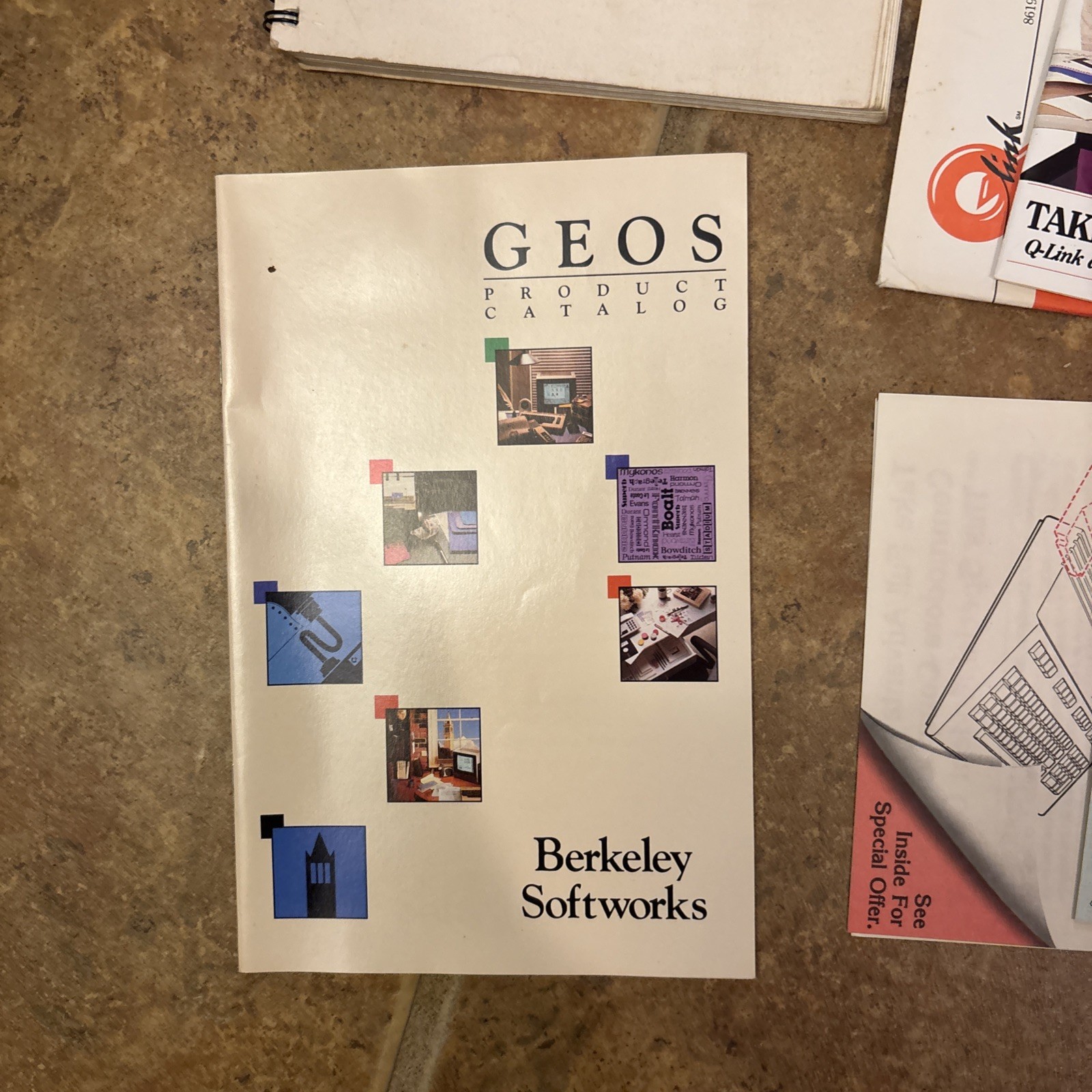 GEOS Graphic Environment Operating System (Commodore 64 / 128) Berkley Softworks