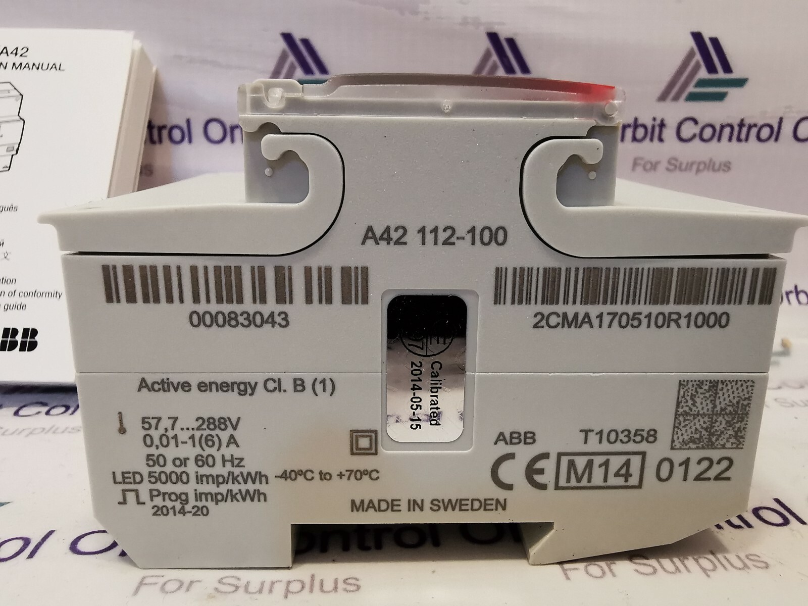 ABB A42 112-100 ELECTRICITY POWER METER 2CMA170510R1000